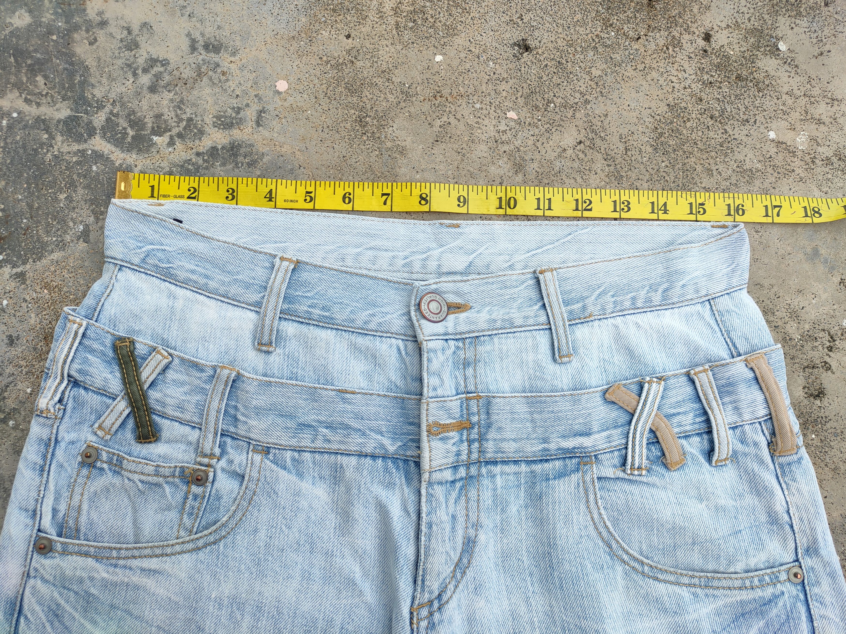 Japanese Brand VINTAGE DOUBLE WAIST JAPAN FADED RIPPED JEANS DENIM PANTS Size US 32 / EU 48 - 6 Thumbnail