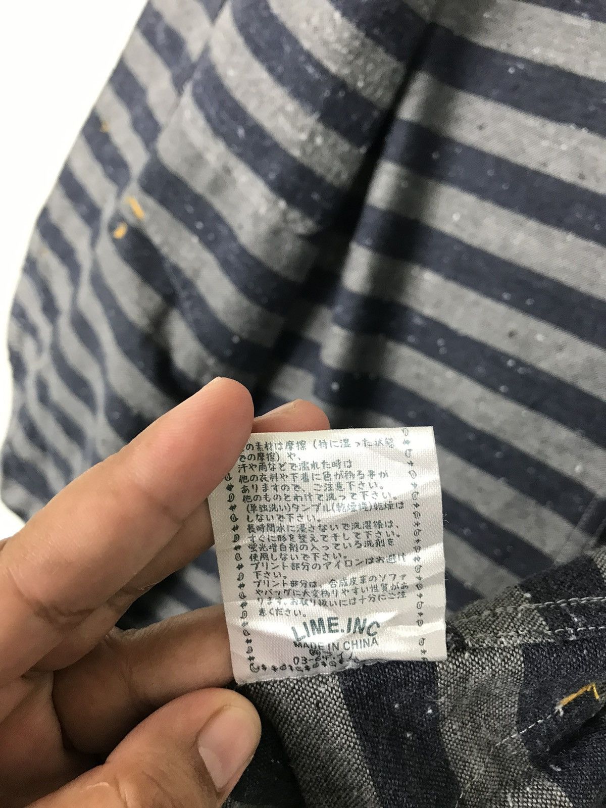 Japanese Brand 🔥 LIME INC EIFFEL PRISONER LINE WORK JACKET Size US M / EU 48-50 / 2 - 10 Thumbnail