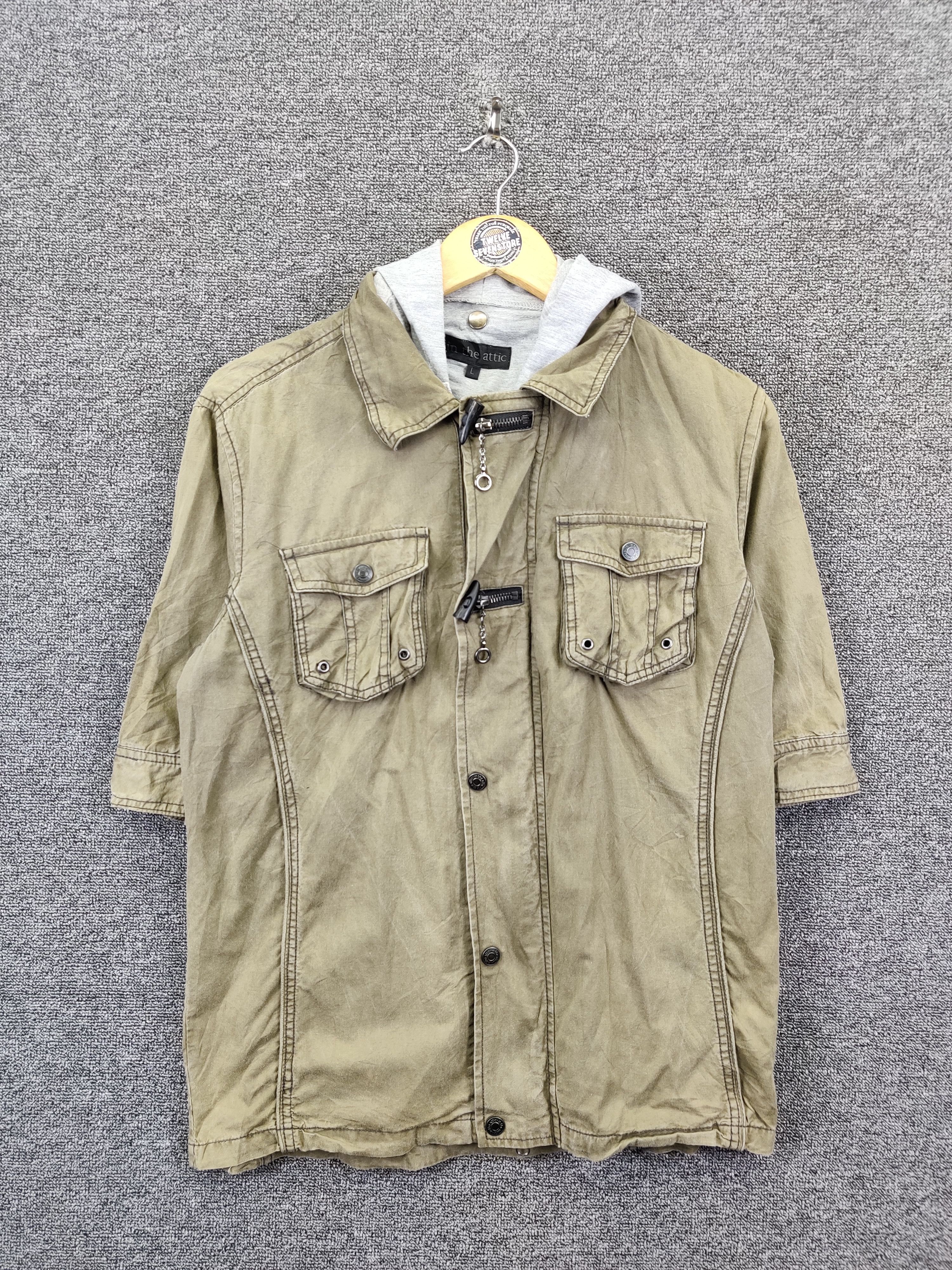 In The Attic Vintage In The Attic Short Sleeve Hoodie Size US L / EU 52-54 / 3 - 1 Thumbnail