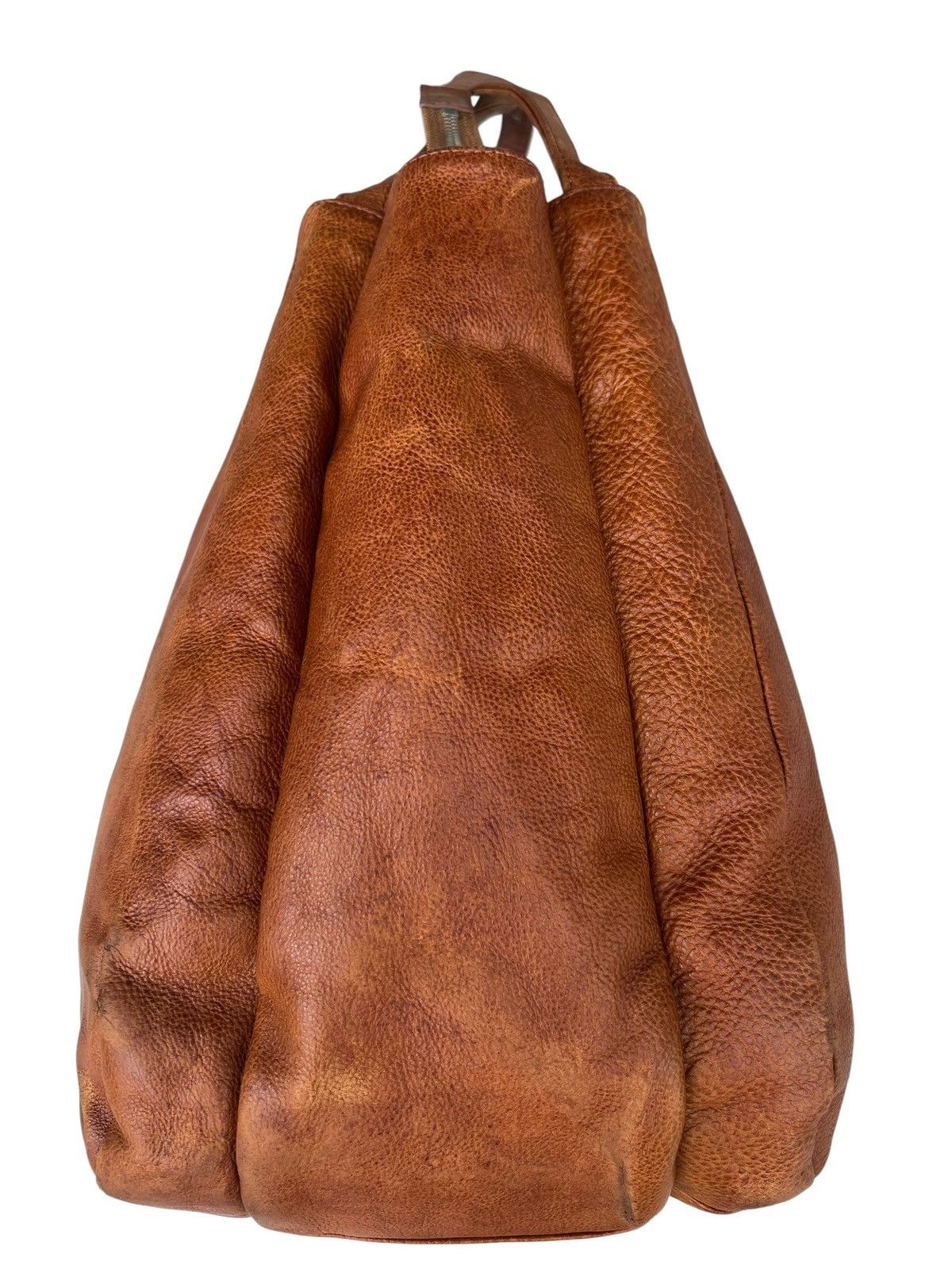 Leather 2000s Yohji Yamamoto Y’saccs Faded Patina Leather Bag Size ONE SIZE - 11 Thumbnail