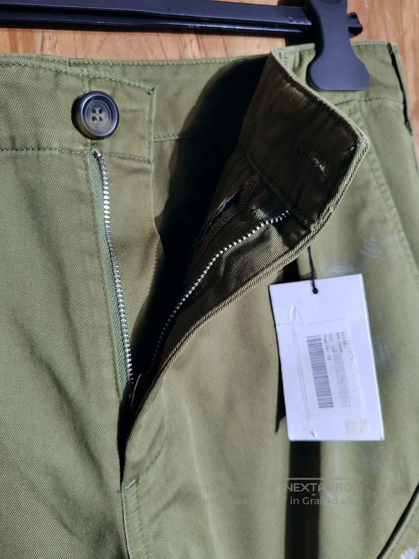 Japanese Brand Front Street Cargo Pants in Green. Size US 28 / EU 44 - 2 Thumbnail