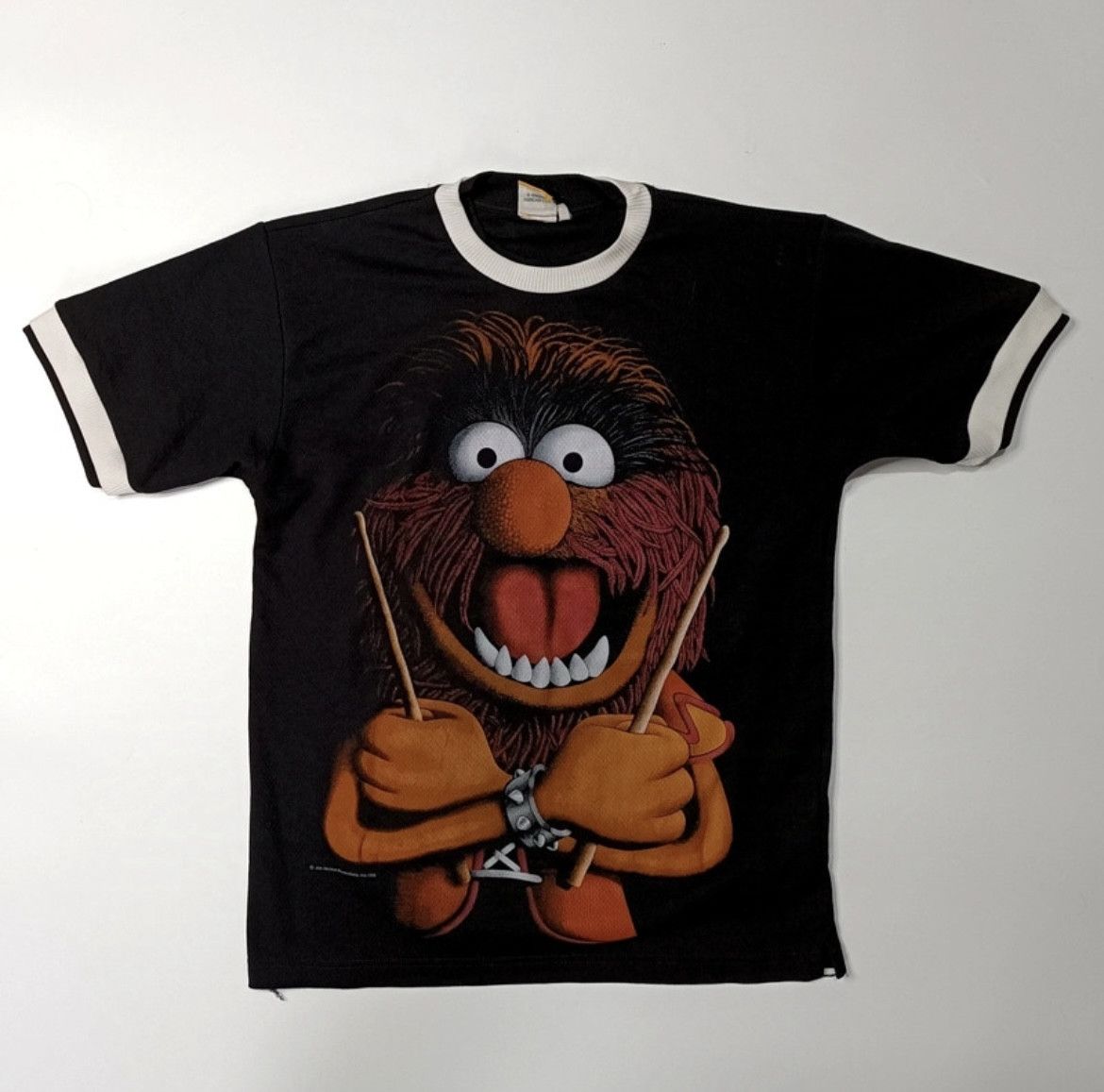 Henson Vintage 1998 Animal The Muppets Show T shirt Band Polyester Size US M / EU 48-50 / 2 - 1 Thumbnail