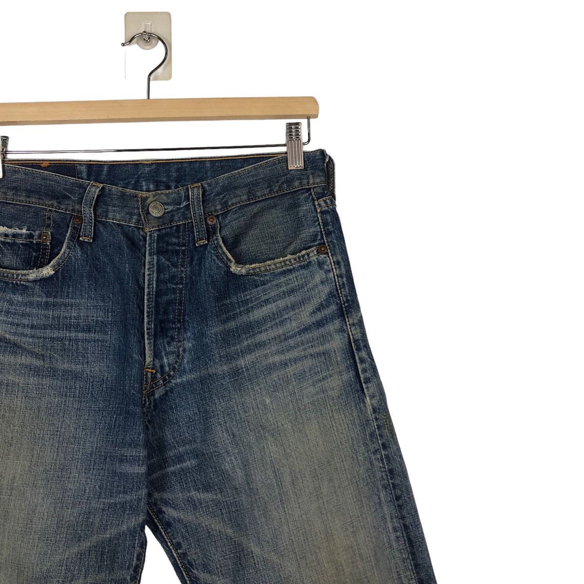 Levi's 🔥Vintage Levi’s 501 Butterfly Button Denim Jeans Size US 28 / EU 44 - 6 Thumbnail