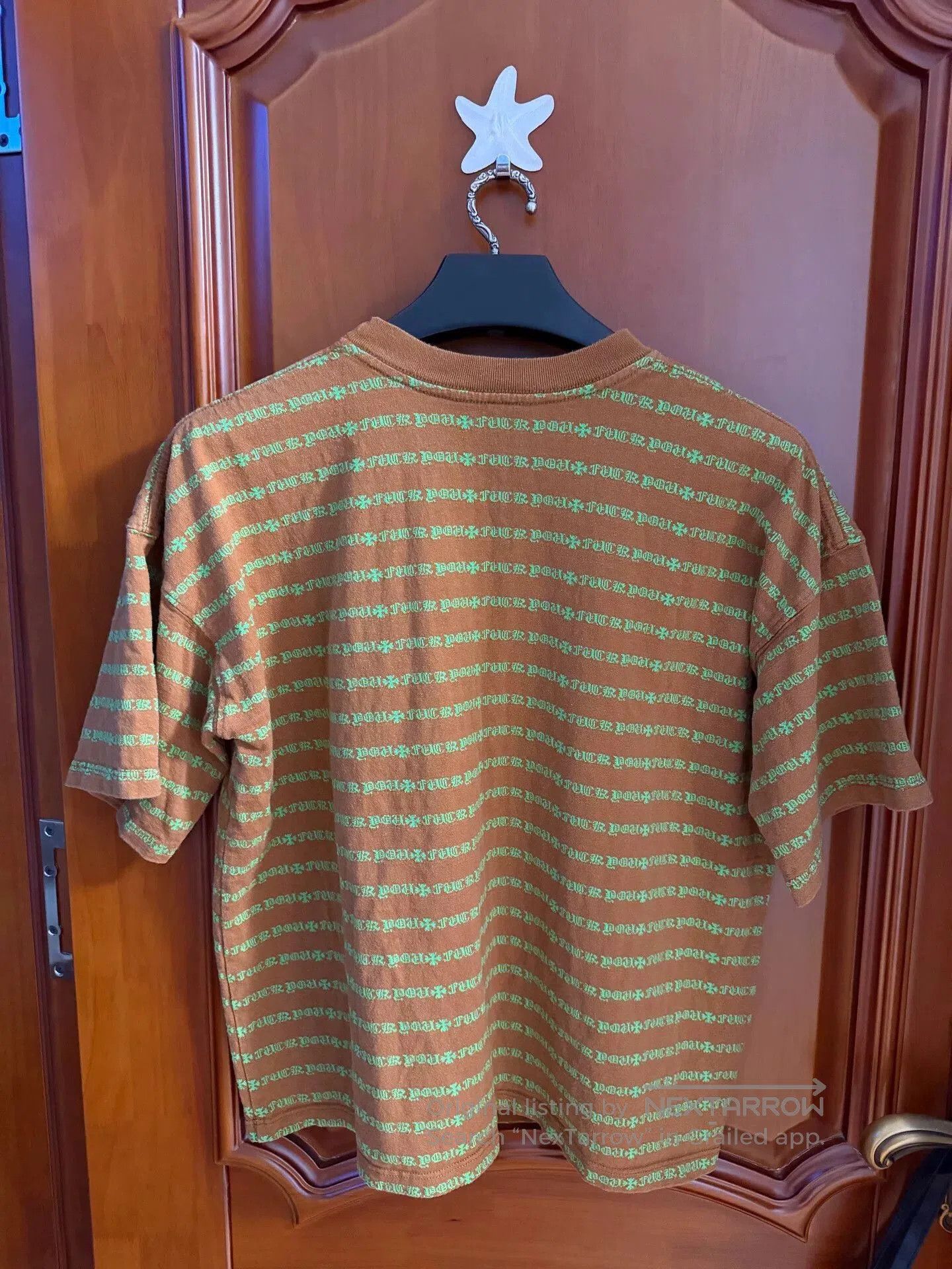 Chrome Hearts chrome hearts brown green striped short sleeve tee. Size US M / EU 48-50 / 2 - 2 Thumbnail