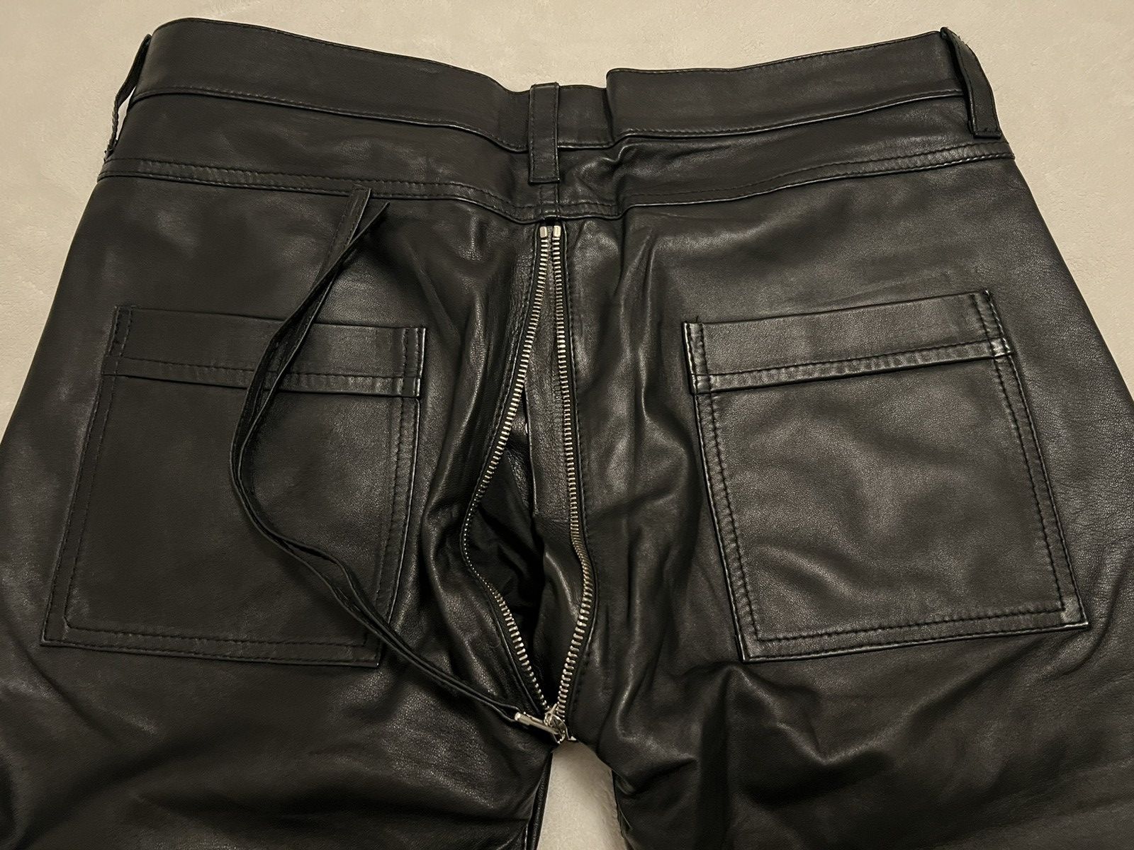 Hood By Air 2015 Leather Hockey Pants Runway Exclusive RARE* Size US 32 / EU 48 - 6 Thumbnail