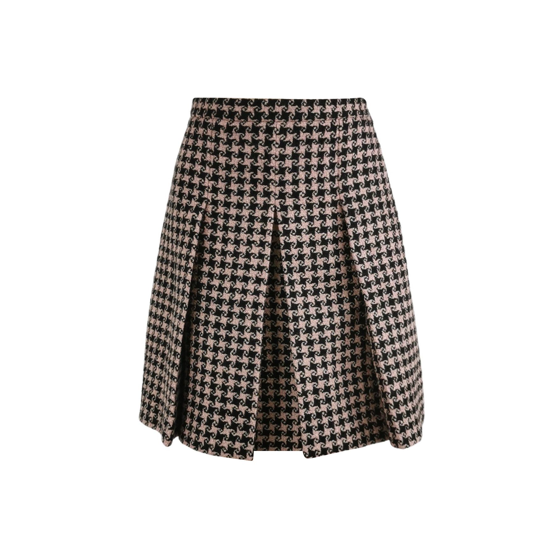 Gucci Gucci Houndstooth Wool Mini Skirt Size 38 Size 26" / US 2 / IT 38 - 1 Thumbnail