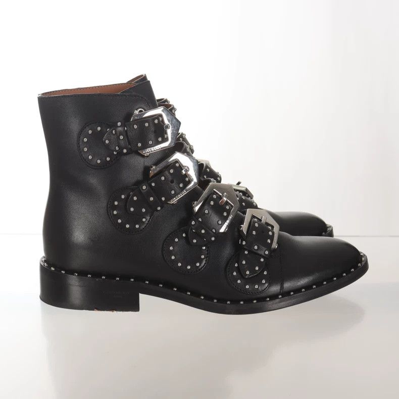 Givenchy Givenchy Cowhide Women's Belt Buckle Short Boots Size US 4.5 / IT 34.5 - 3 Thumbnail