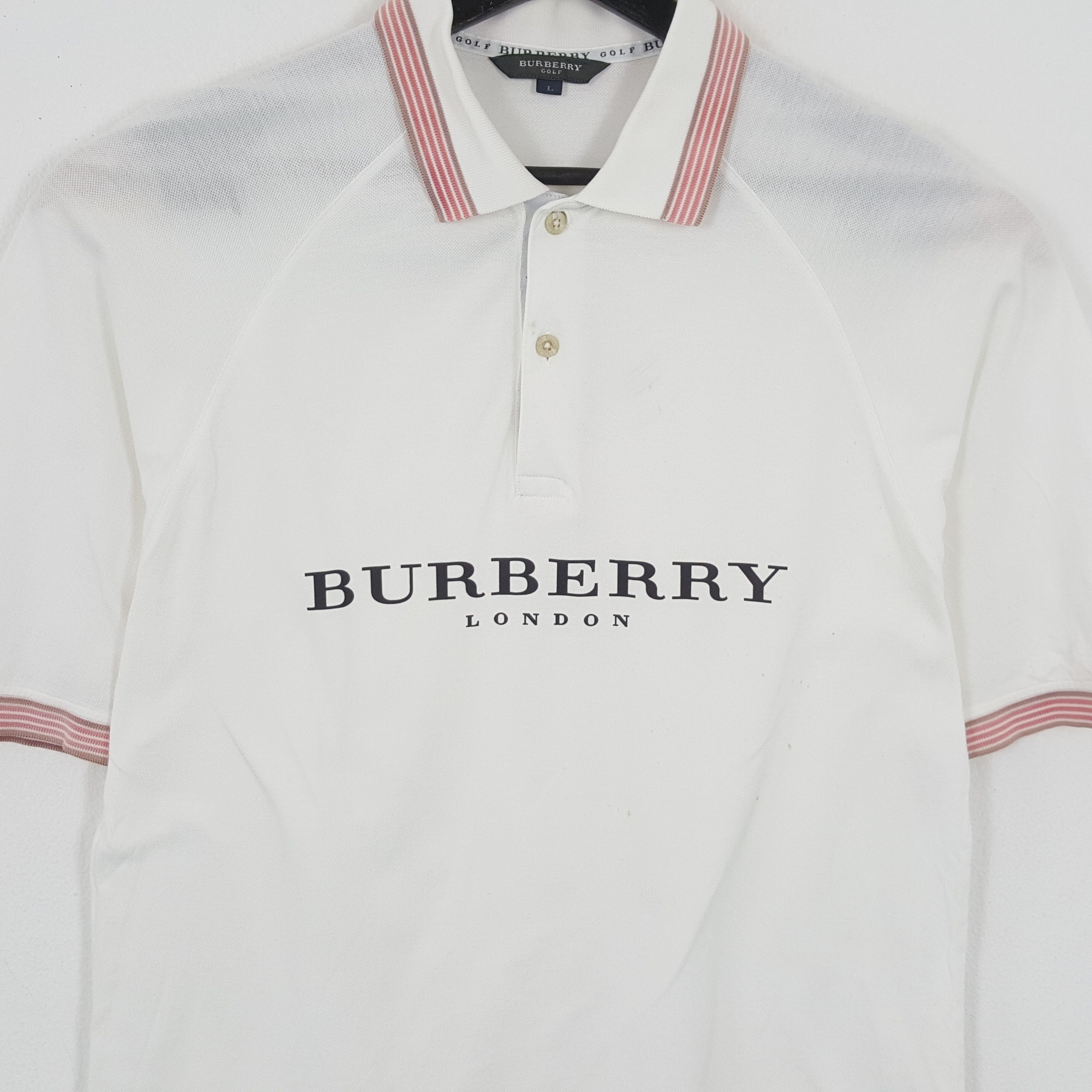 Burberry BUBRERRY Golf Luxury Brand Custom Art Casual Polos Size US L / EU 52-54 / 3 - 2 Thumbnail