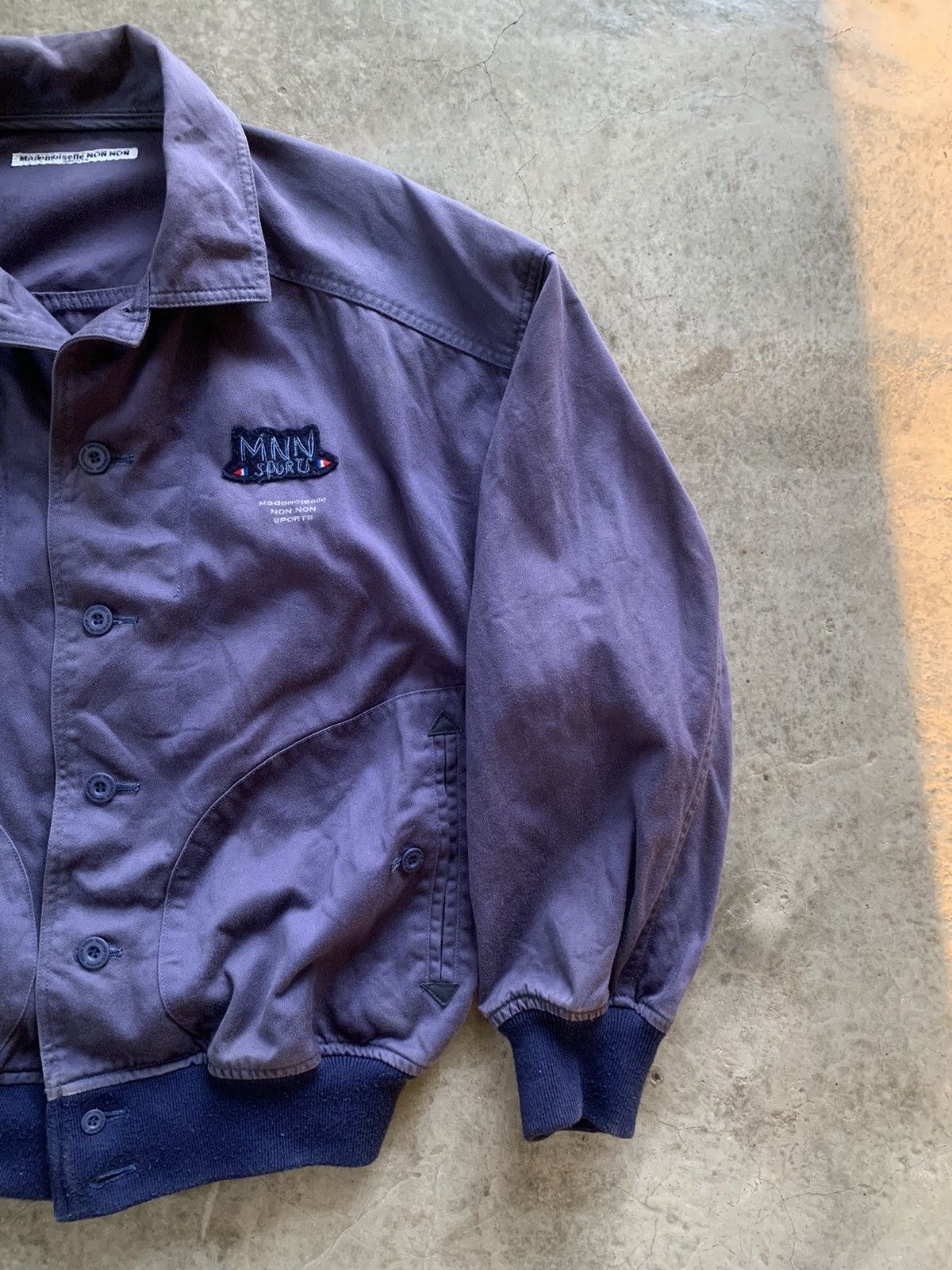 Japanese Brand × Mademoiselle Non Non mademoiselle Non Non sports spell out jacket Size US M / EU 48-50 / 2 - 3 Thumbnail