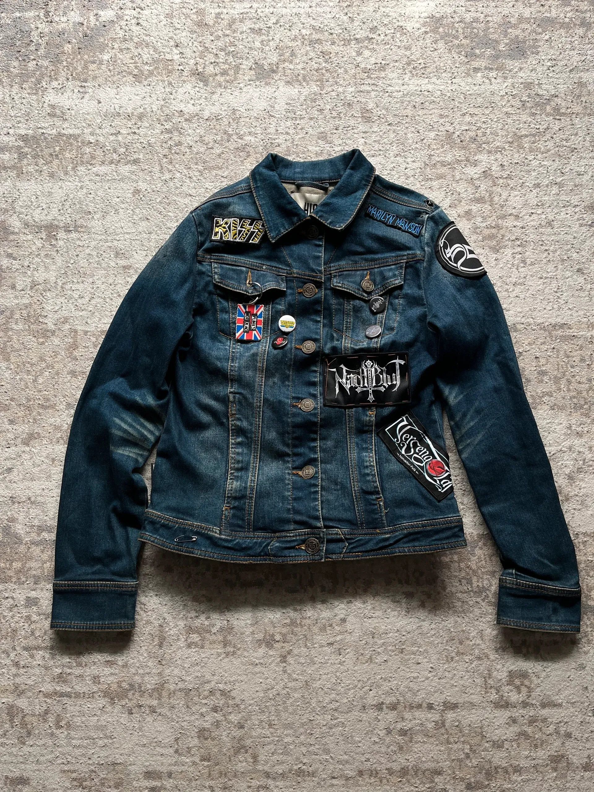 Other HIS Denim Jacket Rock Band Patch Work Sz M Rare Size US M / EU 48-50 / 2 - 1 Thumbnail