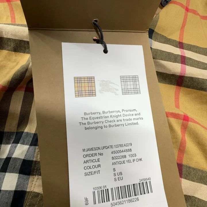 Burberry Burberry Burberry Vintage Plaid Long Sleeve Shirt-2507 Size US S / EU 44-46 / 1 - 5 Thumbnail