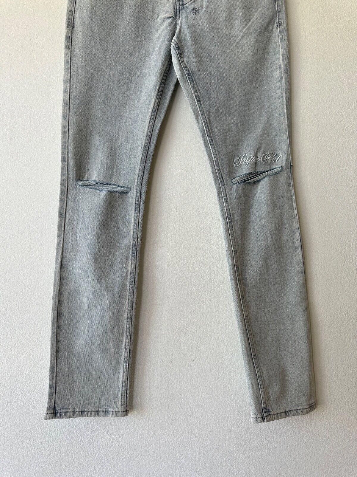 Ksubi new Ksubi mens denim jean chitch 32 light blue super cold Size US 32 / EU 48 - 3 Thumbnail