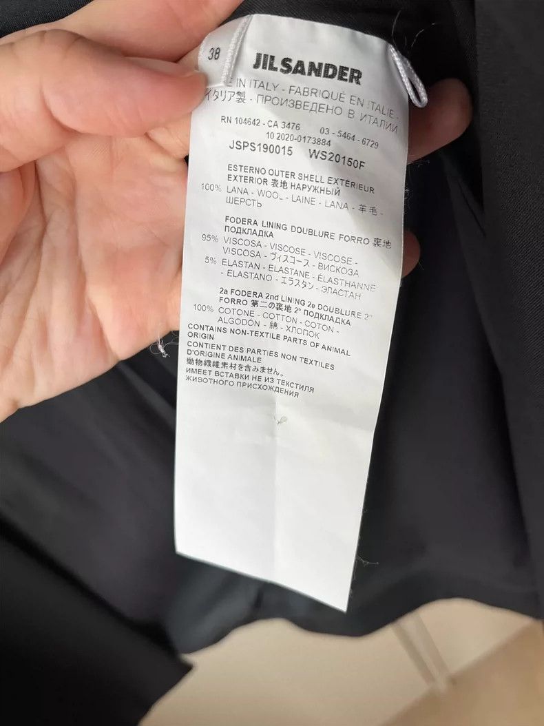 Jil Sander Jil Sander Black wool jacket Size XS / US 0-2 / IT 36-38 - 4 Thumbnail