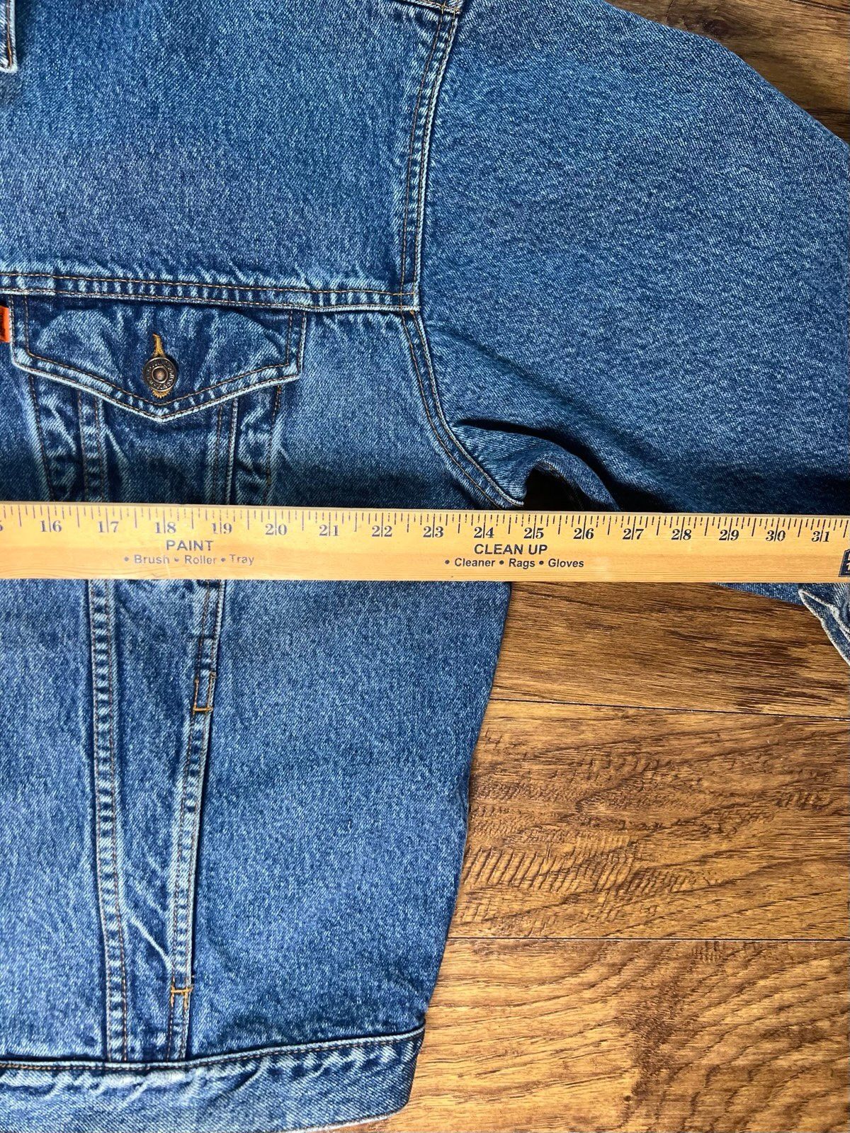 Levi's Vtg 80s Orange Tab Levis Blue Denim Trucker Jacket Large Size US L / EU 52-54 / 3 - 11 Thumbnail