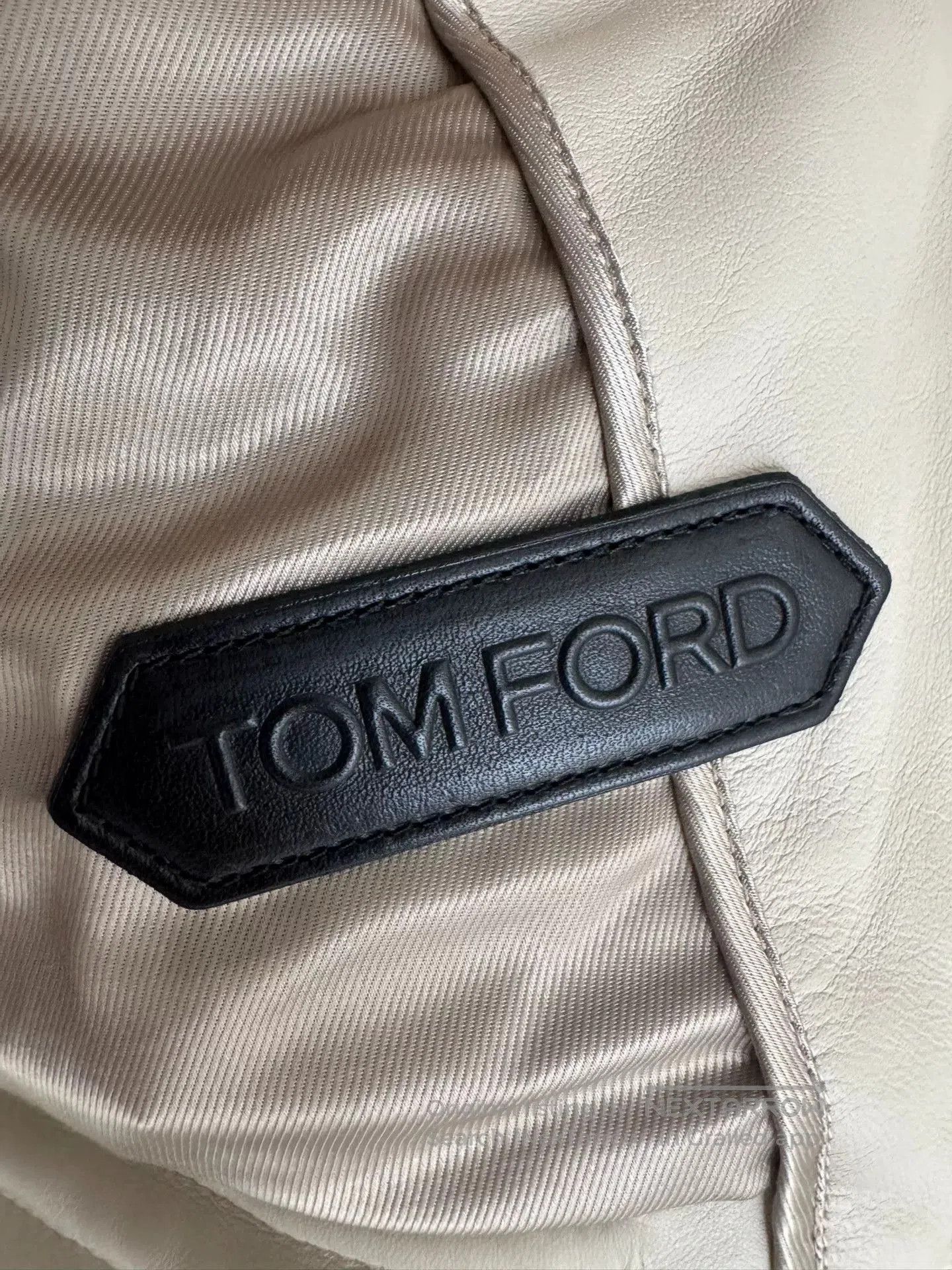 Tom Ford Rare White Leather Quilted Jacket. Size US S / EU 44-46 / 1 - 9 Thumbnail