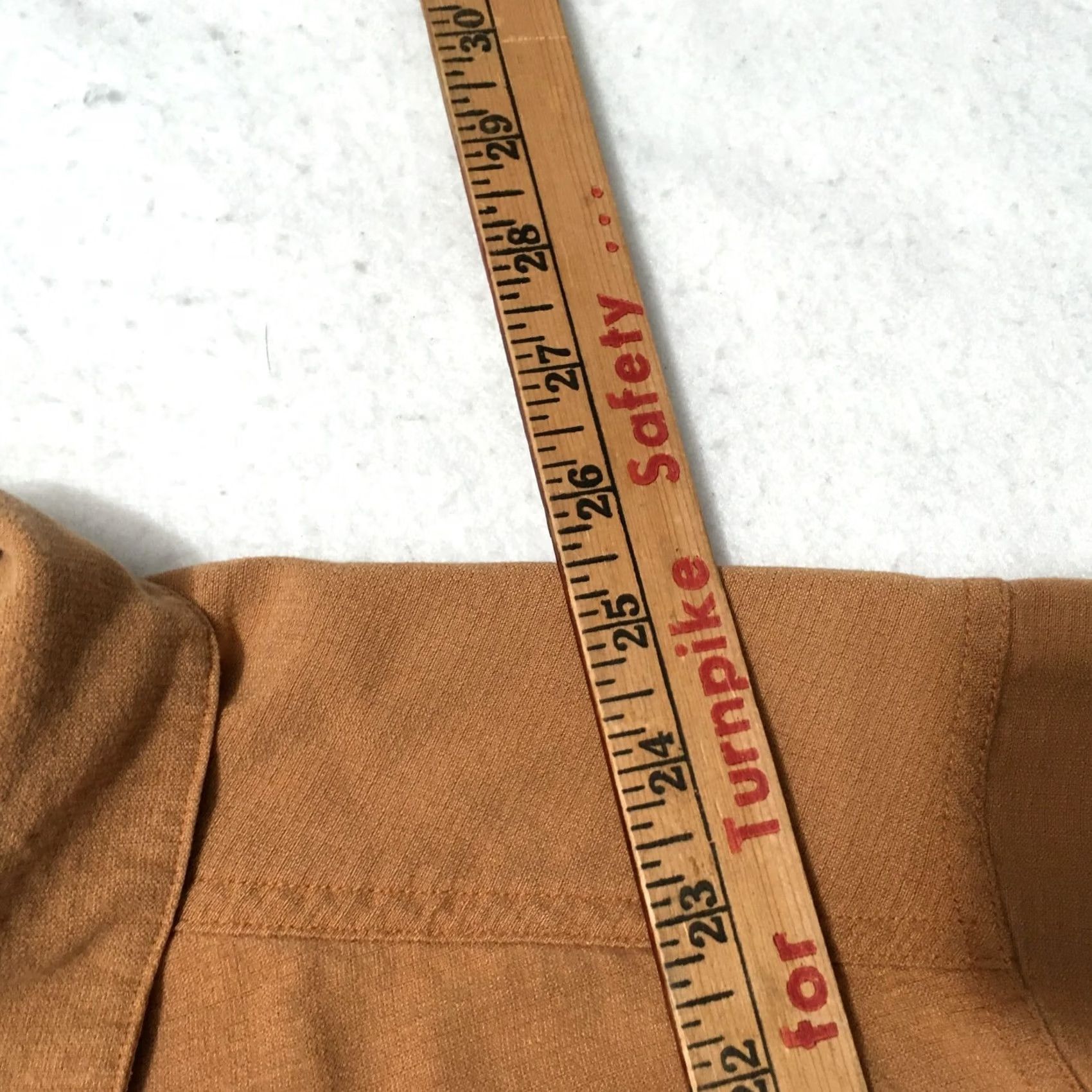 Vintage Wolverine shirt Men's medium mustard Button Down rayon blend Size US M / EU 48-50 / 2 - 6 Thumbnail