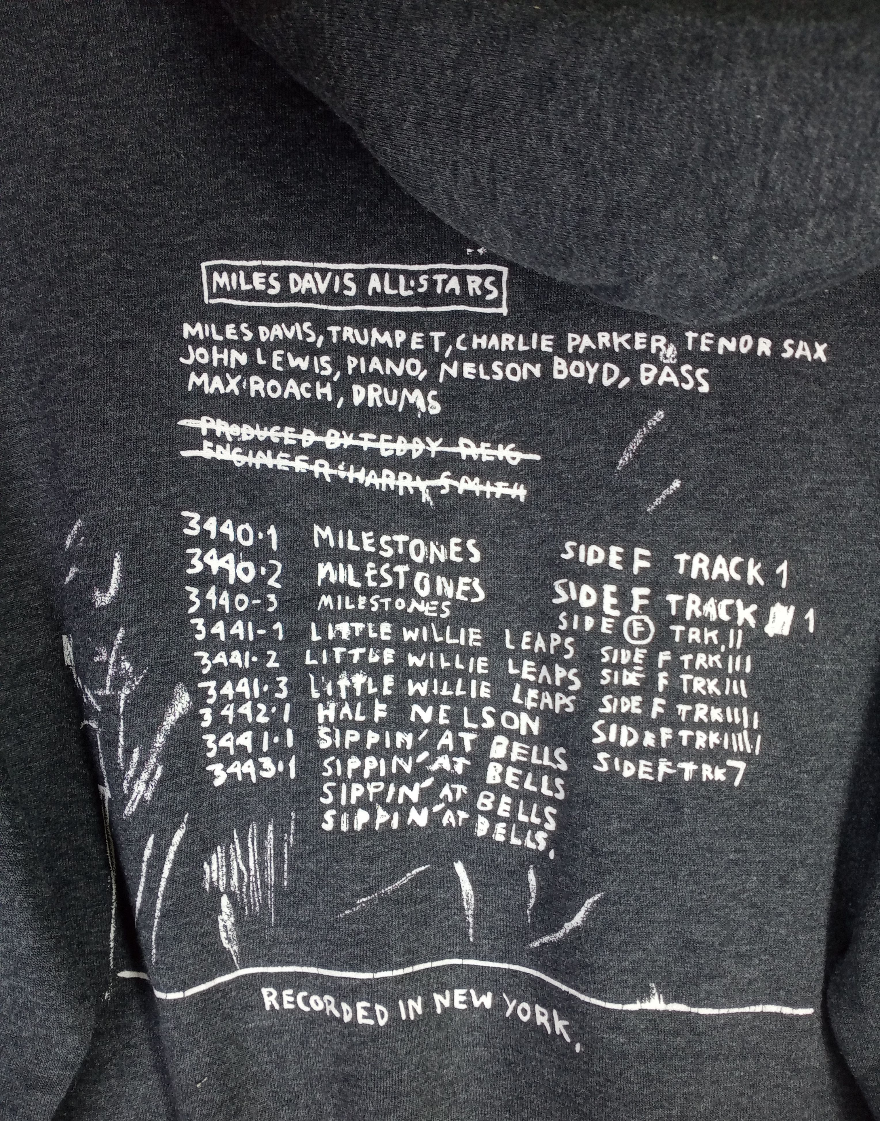Jean-Michel Basquiat Rare Jean Micheal Basquit Miles Davis All Stars Hoodie Size US L / EU 52-54 / 3 - 3 Thumbnail