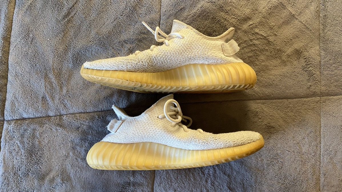 Adidas × Yeezy Adidas Yeezy Boost 350v2 Cream White Size US 10.5 / EU 43-44 - 3 Thumbnail