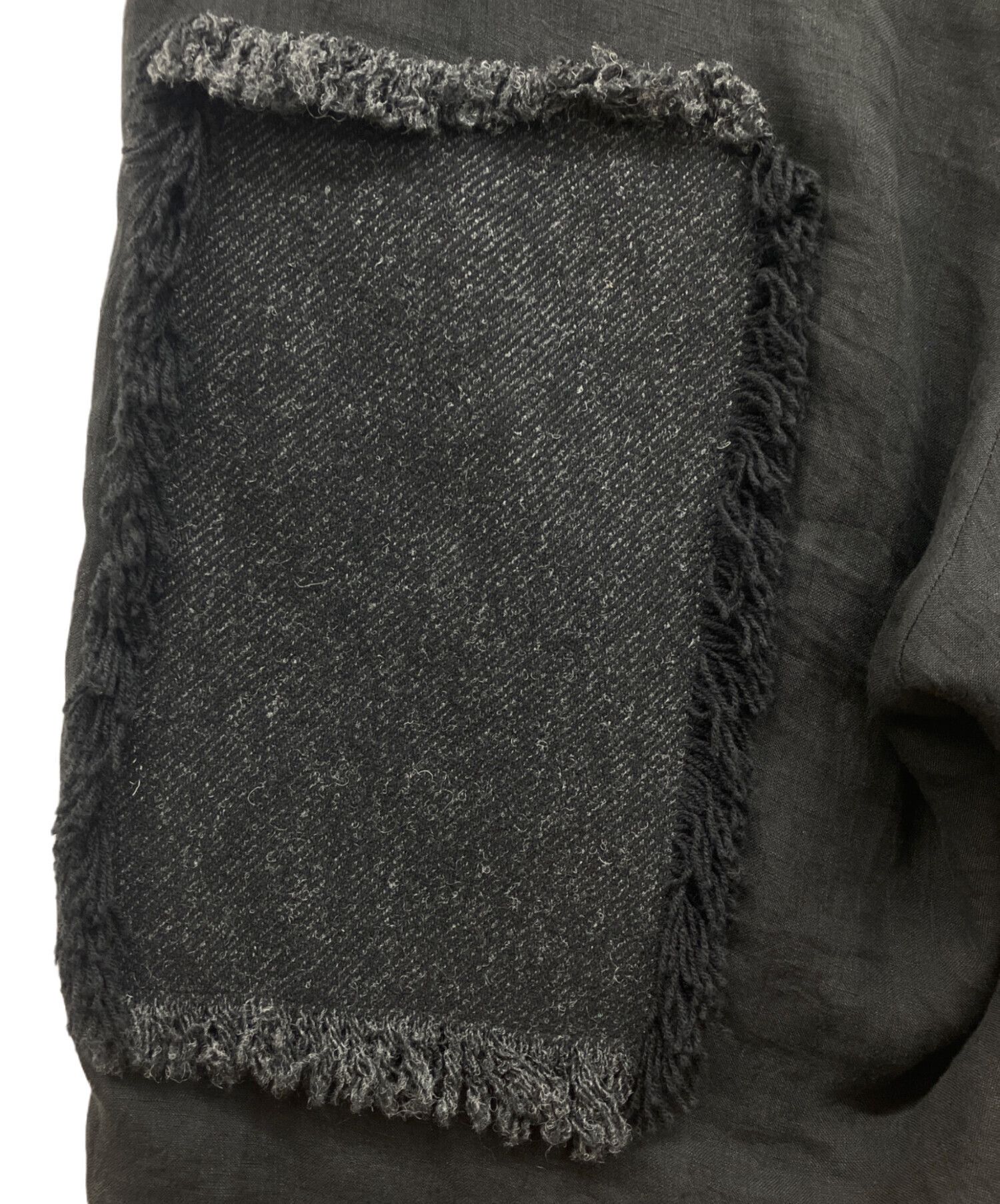 Yohji Yamamoto Yohji Yamamoto pour homme LINEN TWEED PATCHWORK PANTS Size US 43 - 7 Thumbnail