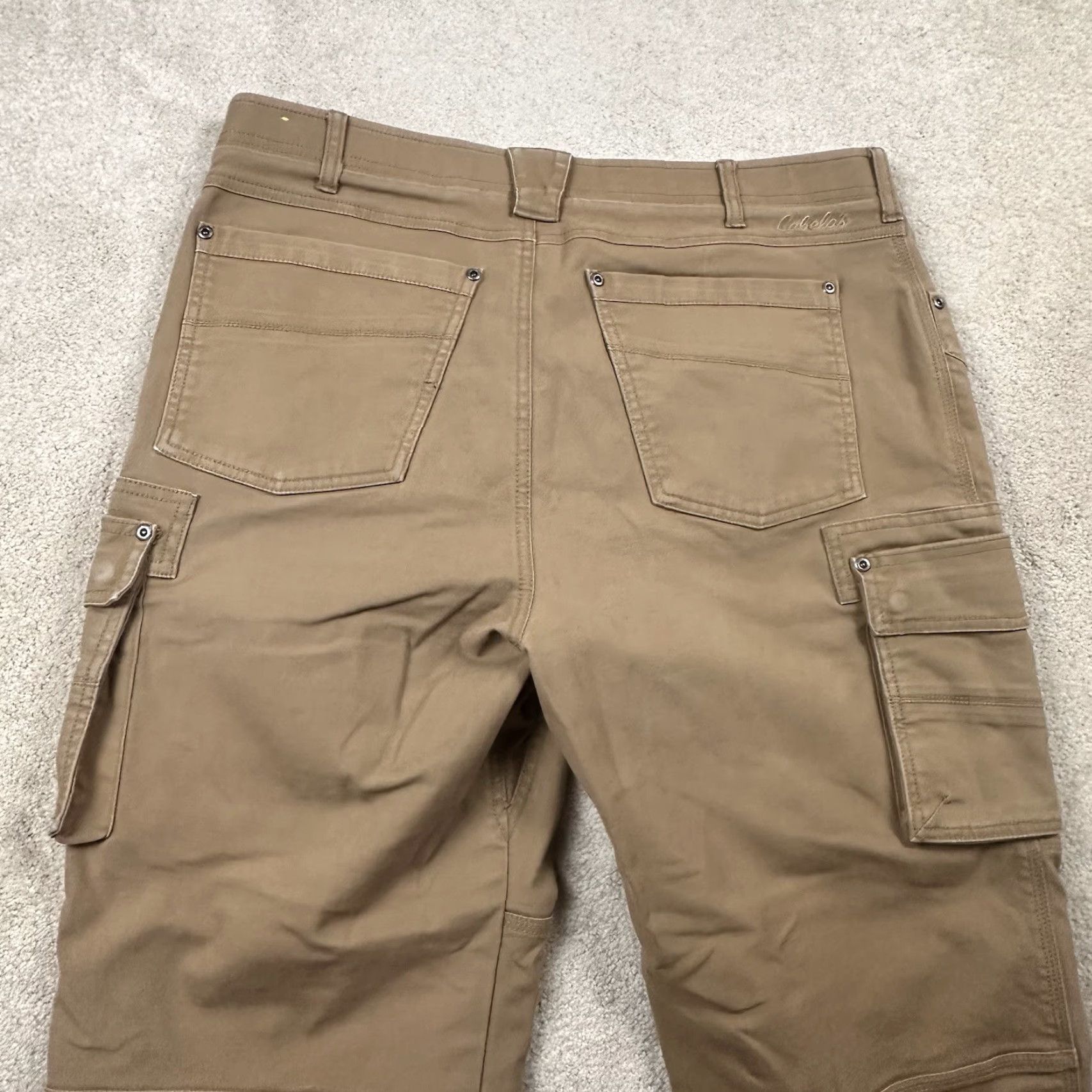 Vintage VINTAGE Cabela's Tactical Hunting Cargo Pants 36x30 Brown Workwear Outdoor Mens Size US 36 / EU 52 - 4 Thumbnail