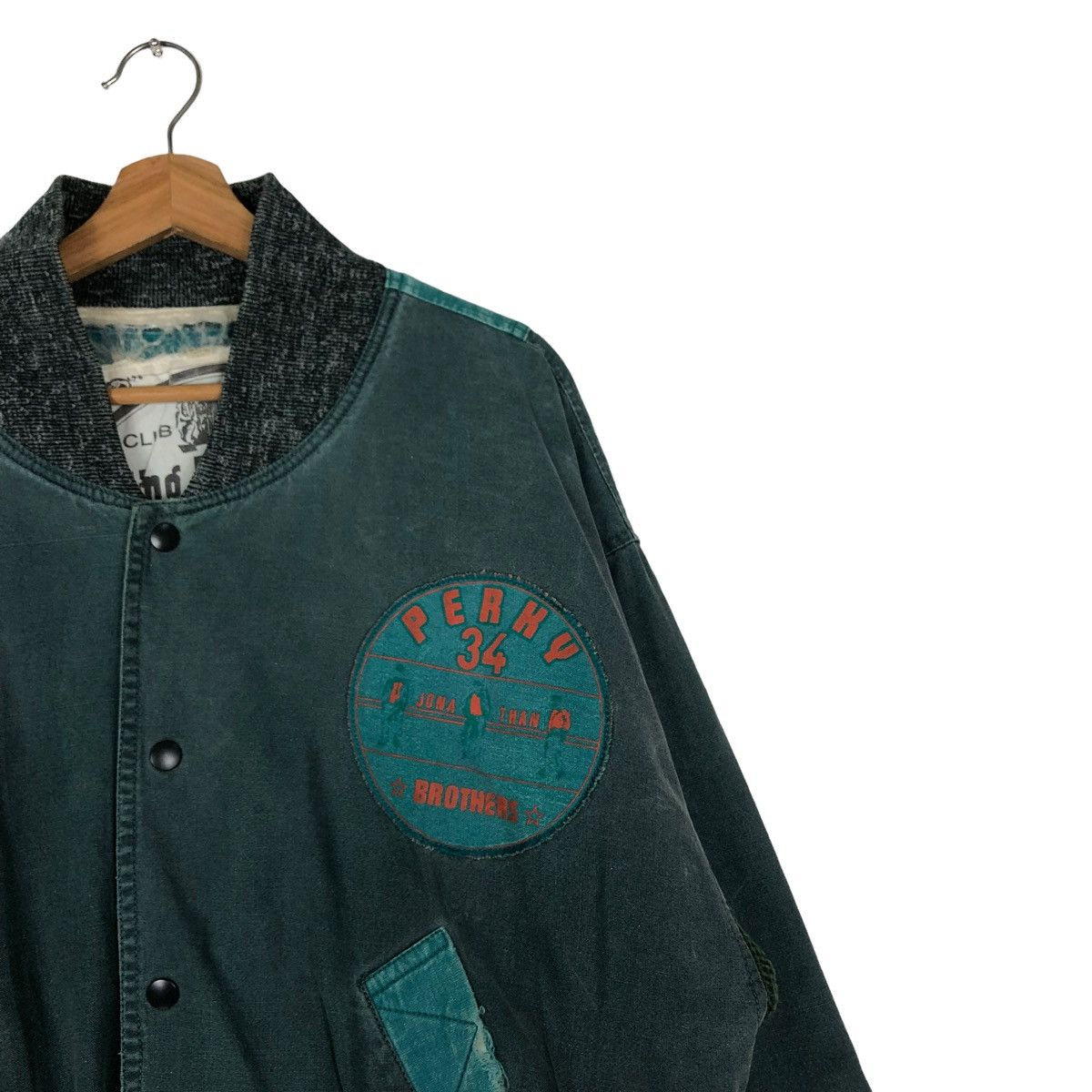 Japanese Brand 🔥Vintage Bomber Jacket Jumper King Jonathan Big Logo Size US M / EU 48-50 / 2 - 4 Thumbnail