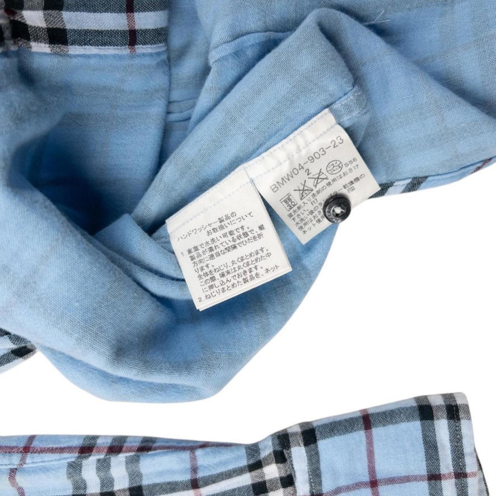 Burberry Vintage Burberry Black Label Nova Check Shirt Size S Size US S / EU 44-46 / 1 - 7 Thumbnail