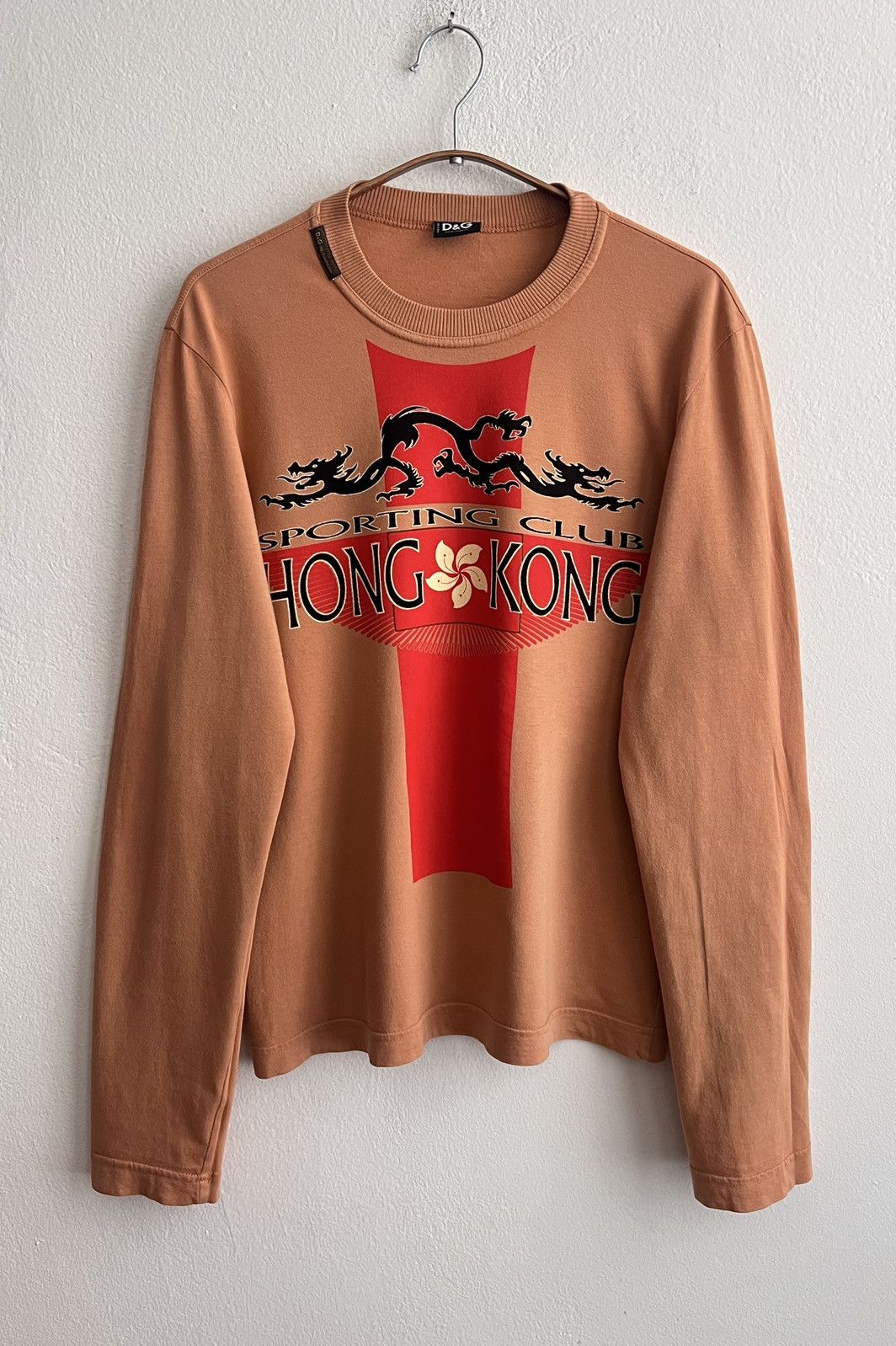 Dolce & Gabbana 2000s Dolce & Gabbana Hong Kong Dragon long sleeve t-shirt Size US M / EU 48-50 / 2 - 1 Thumbnail