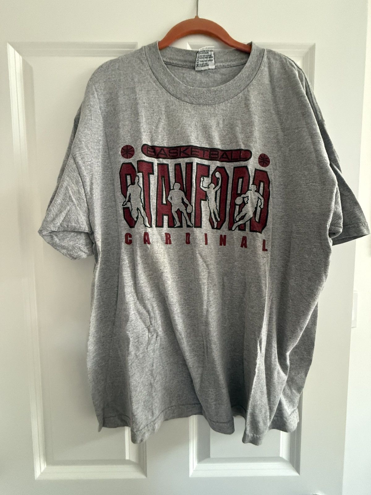Other Vintage Stanford Cardinal Basketball T-Shirt Size US XL / EU 56 / 4 - 1 Thumbnail