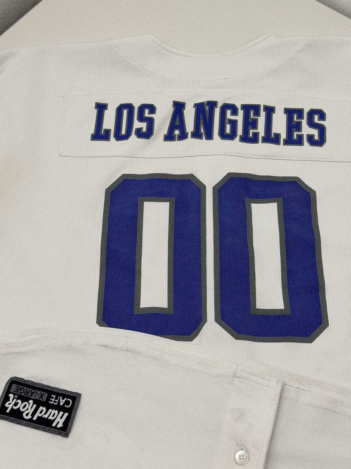 Hard Rock Cafe Vintage 90s Hard Rock Cafe Los Angeles Baseball Jersey XL Size US XL / EU 56 / 4 - 12 Thumbnail