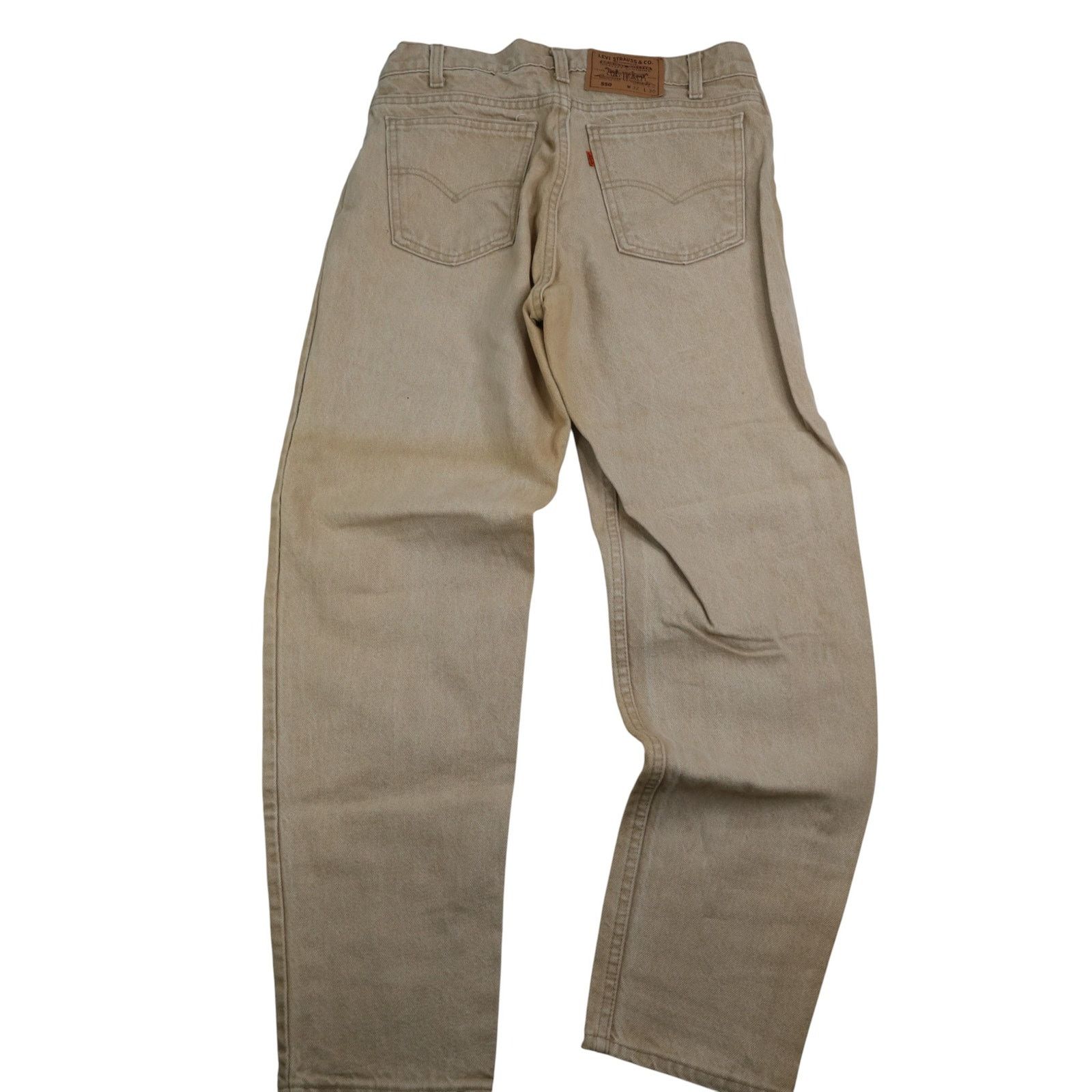 Levi's × Vintage Vintage Levi's 550 Orange Tab Denim Jeans Size US 32 / EU 48 - 10 Thumbnail