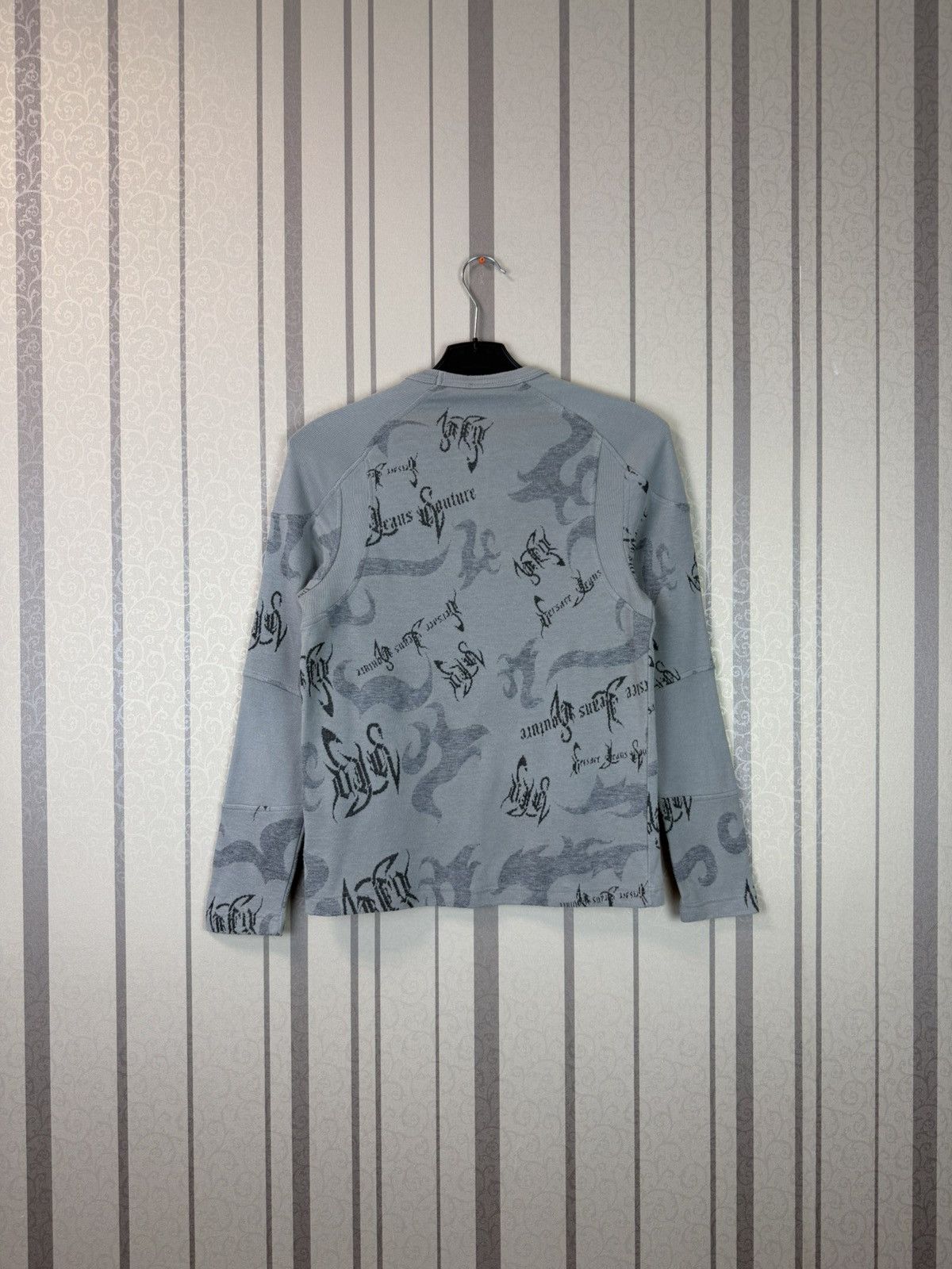 Versace Jeans Couture Archive Versace Jeans Couture All-over Logo Longsleeve Size S / US 4 / IT 40 - 2 Thumbnail