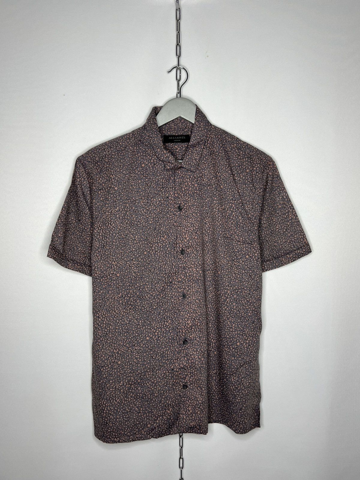 Allsaints AllSaints Luxury Overprinted Shirt Short Sleeve Size US M / EU 48-50 / 2 - 1 Thumbnail