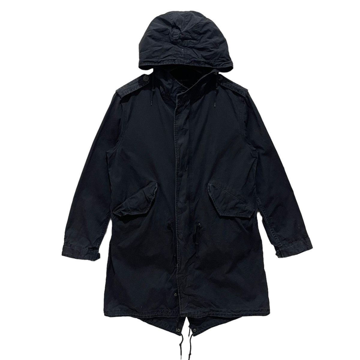 Alpha Industries Vintage Alpha Industries Hoodie Fishtail Parka Jacket Size US S / EU 44-46 / 1 - 1 Thumbnail