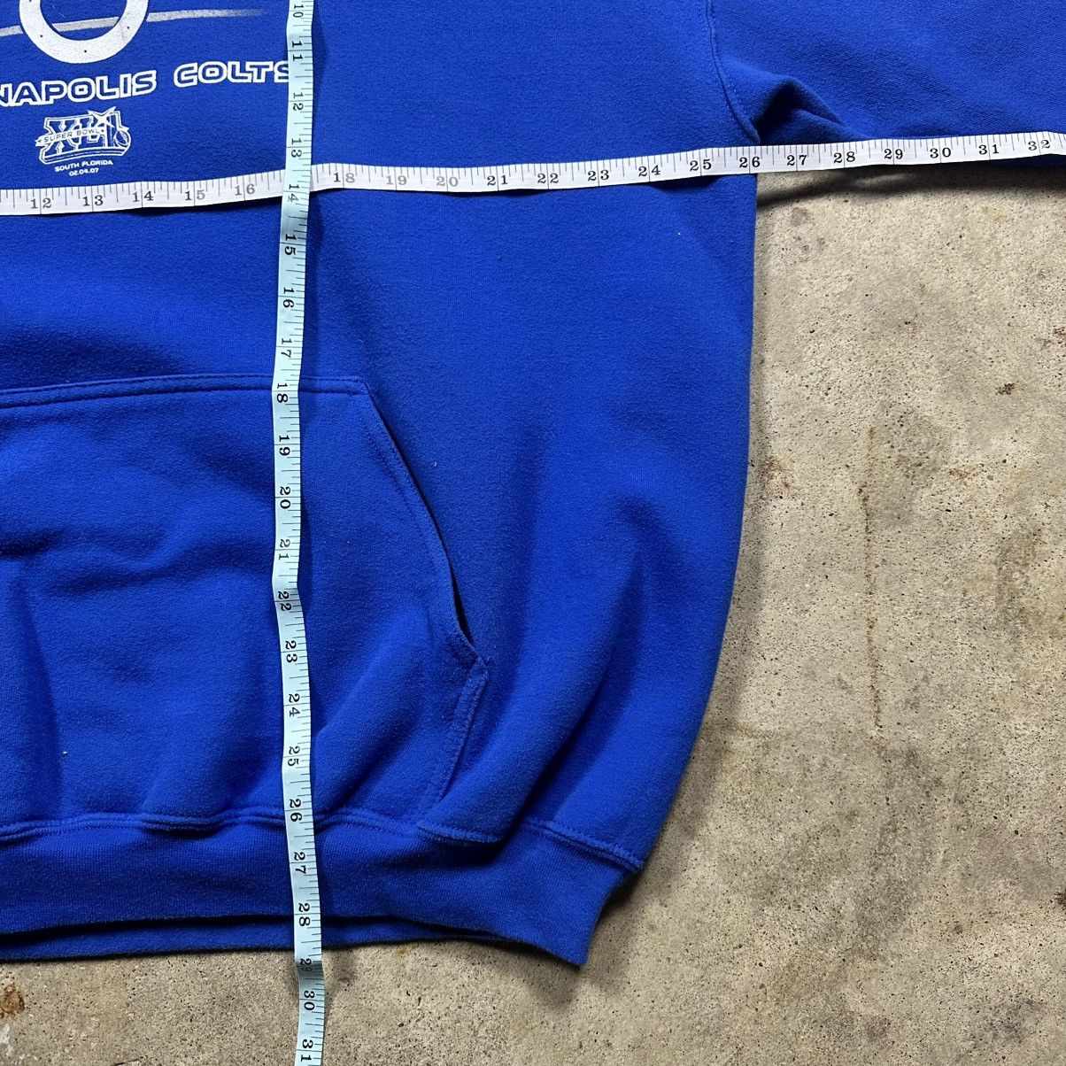 NFL Y2K 2006 NFL Indianapolis Colts AFC Champions Hoodie Size XL Size US XL / EU 56 / 4 - 7 Thumbnail