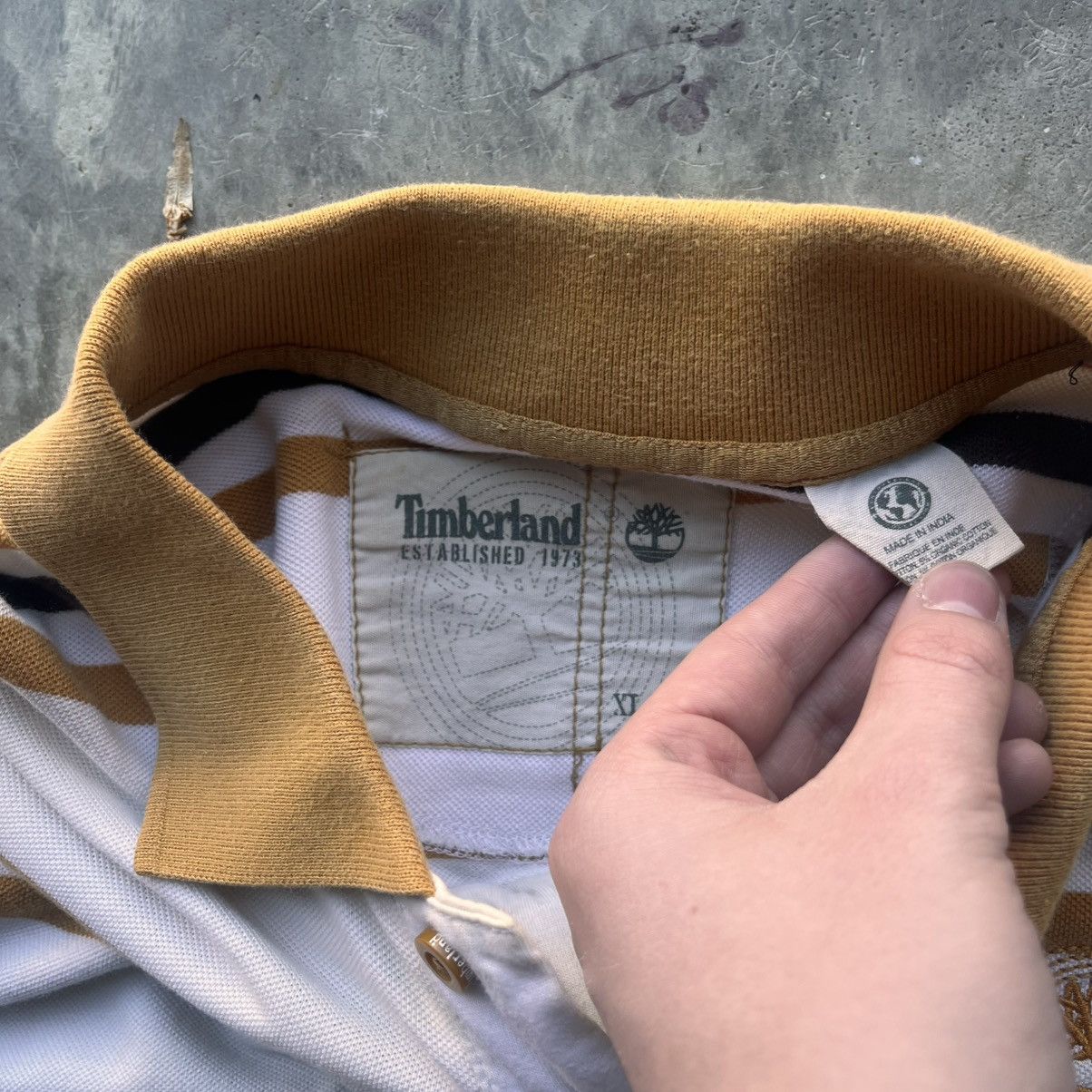 Timberland × Vintage Y2K baggy timberland polo brown earth tones skater hiphop XL Size US XL / EU 56 / 4 - 3 Thumbnail