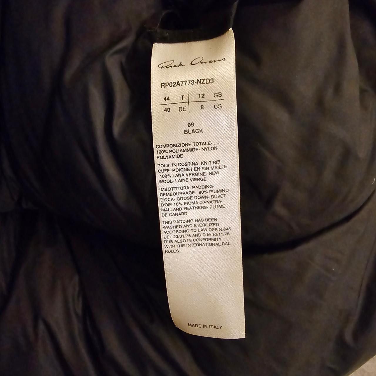 Rick Owens Rick Owens Men's Black Jacket Size US S / EU 44-46 / 1 - 5 Thumbnail
