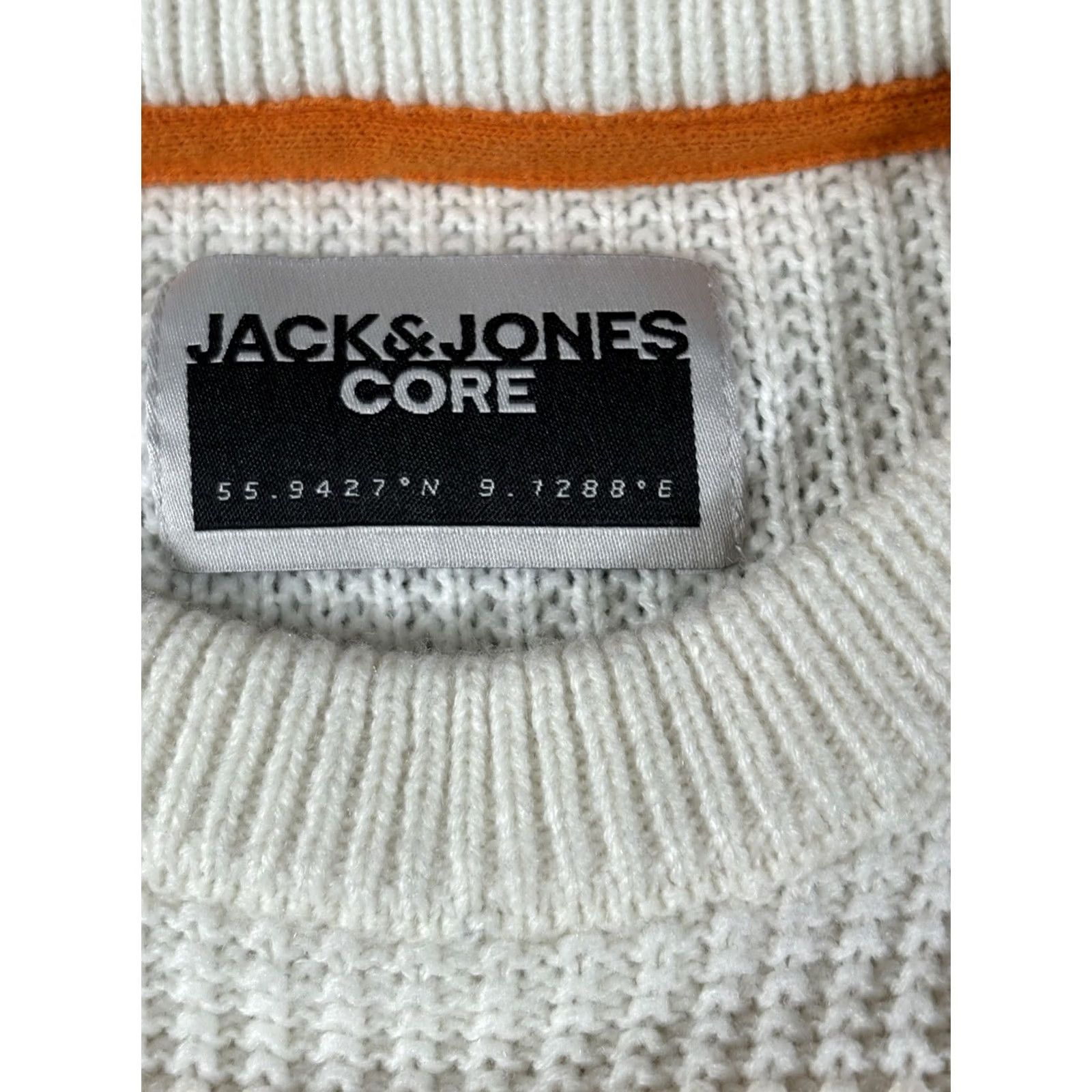 Jack & Jones JACK & JONES Core Crew Neck Sweater Color Block Men’s Large L Multicolor cotton acrylic knit Logo Pullover Casual Regular Size US L / EU 52-54 / 3 - 2 Thumbnail