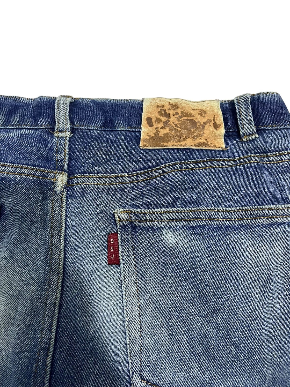 If Six Was Nine × Japanese Brand × Le Grande Bleu (L.G.B.) 🇯🇵JAPANESE BRAND WASHED BLUE DENIM NICE FADED Size US 32 / EU 48 - 7 Thumbnail
