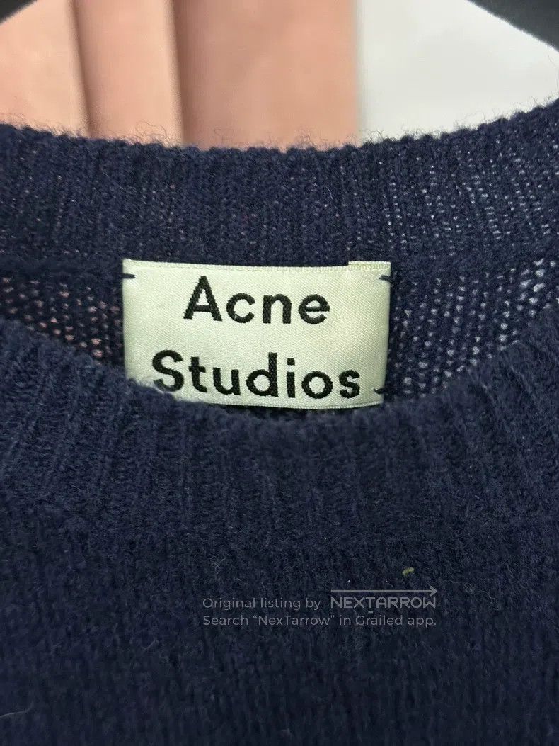 Acne Studios Acne Studios Navy Blue Wool Sweater Size XXS / US 00 / IT 34 - 2 Thumbnail