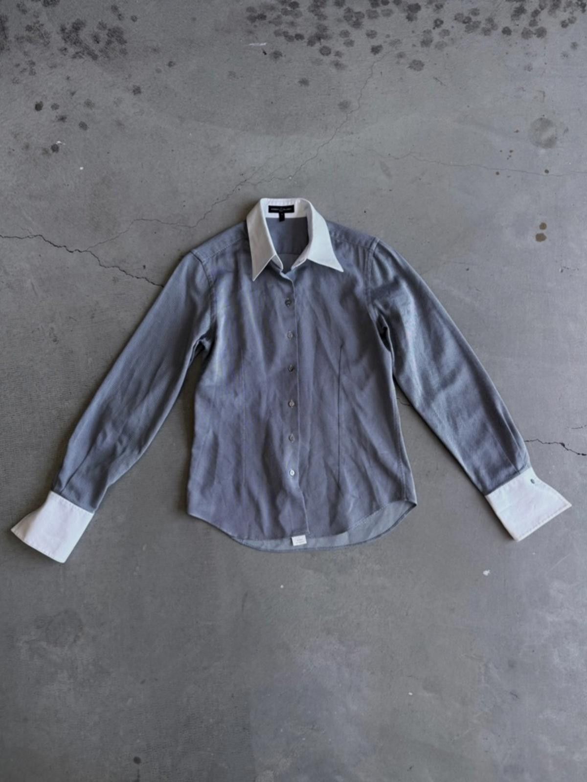 Other Audrey Talbott / Button Down Shirt / Gray White Size S / US 4 / IT 40 - 2 Thumbnail