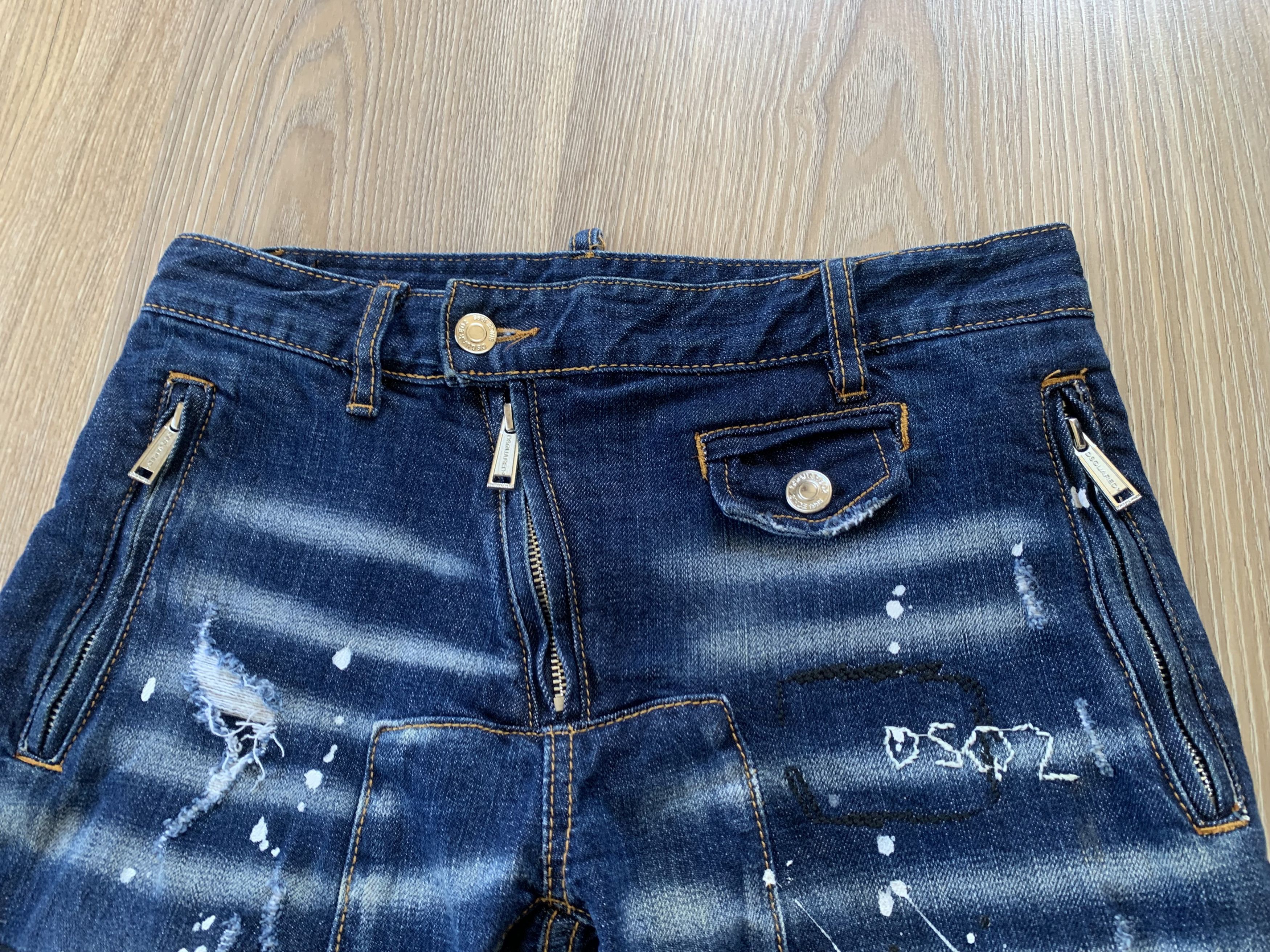 Dsquared2 Rare Dsquared2 Distressed Denim Shorts Size US 30 / EU 46 - 4 Thumbnail