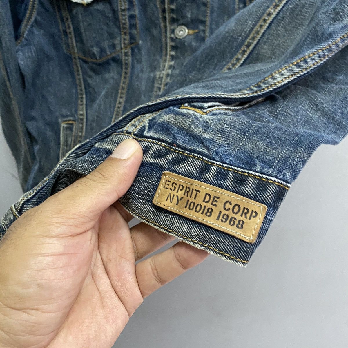 Levi's Vintage Clothing Esprit Trucker Jeans Jacket Size US M / EU 48-50 / 2 - 6 Thumbnail