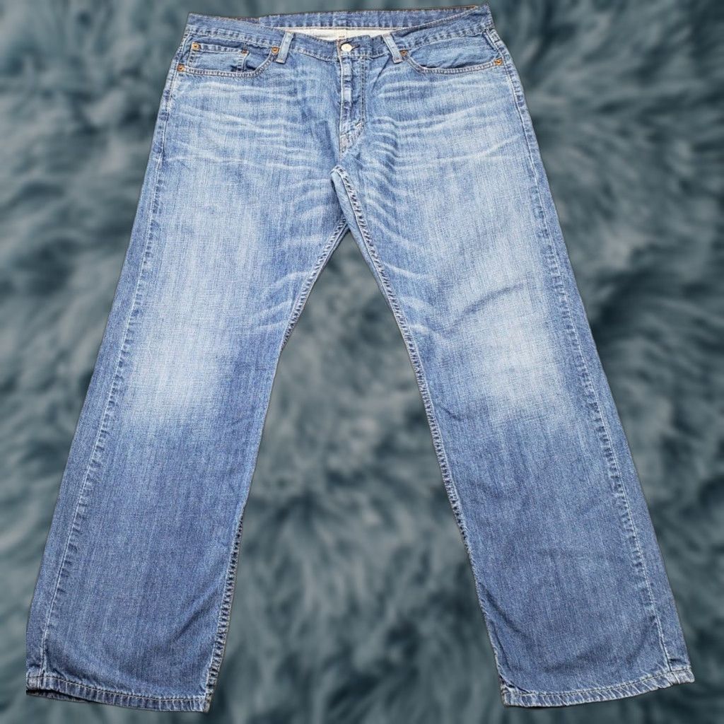 Levi's Levi's Jeans Mens Size 38 Levi's Jeans Mens Blue Denim Comfort Straight Leg Regular Waist 30" Inseam 38x30 Medium Wash Pocket 5 Size US 38 / EU 54 - 1 Thumbnail