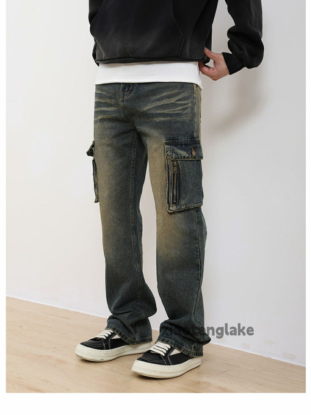 Jean × Vintage washed faded skate hiphop outdoor sports cargo pants Size US 32 / EU 48 - 3 Thumbnail