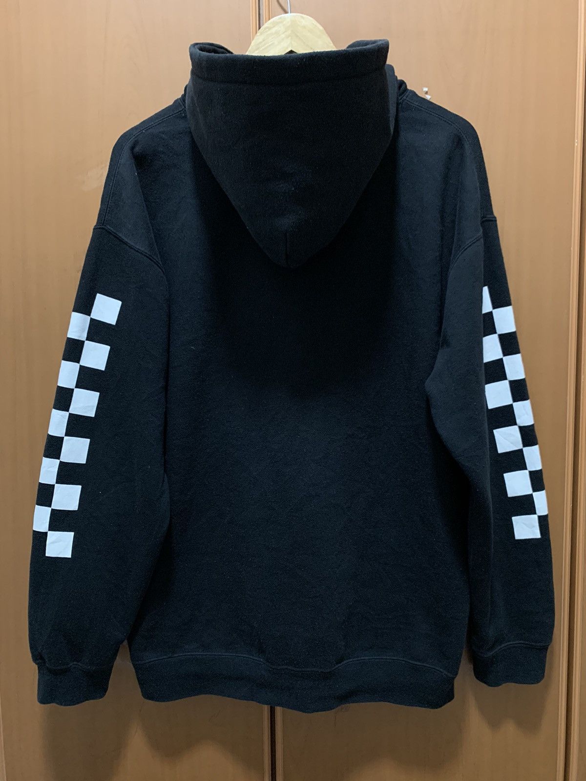 Vans Rare Design Brand Vans Checkerboard Hoodie Sweatshirt Size US L / EU 52-54 / 3 - 8 Thumbnail