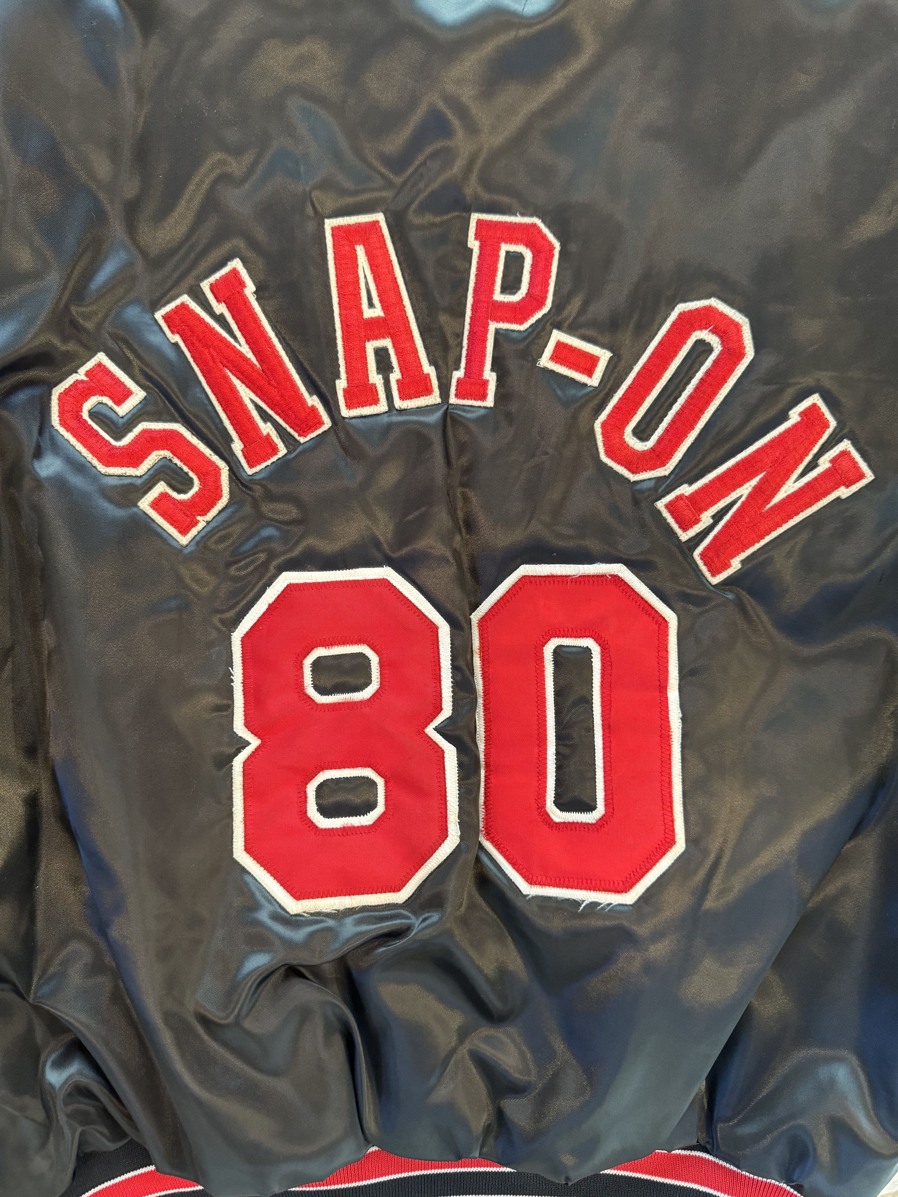 Swingster × Vintage Vintage 80s Snap-on "The Outlaws" Swingster Bomber Jacket Size US L / EU 52-54 / 3 - 6 Thumbnail