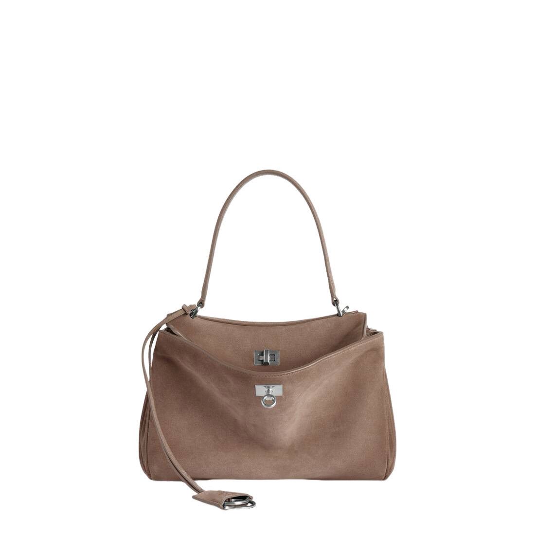 Balenciaga Rodeo Small $3650 Sesame Top Handle Bag New & Aut, Women's
