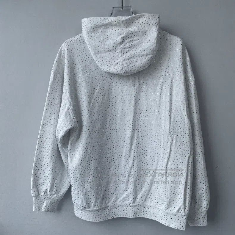Balenciaga Balenciaga Solid-color rhinestone-decorated casual hooded Size US M / EU 48-50 / 2 - 2 Thumbnail