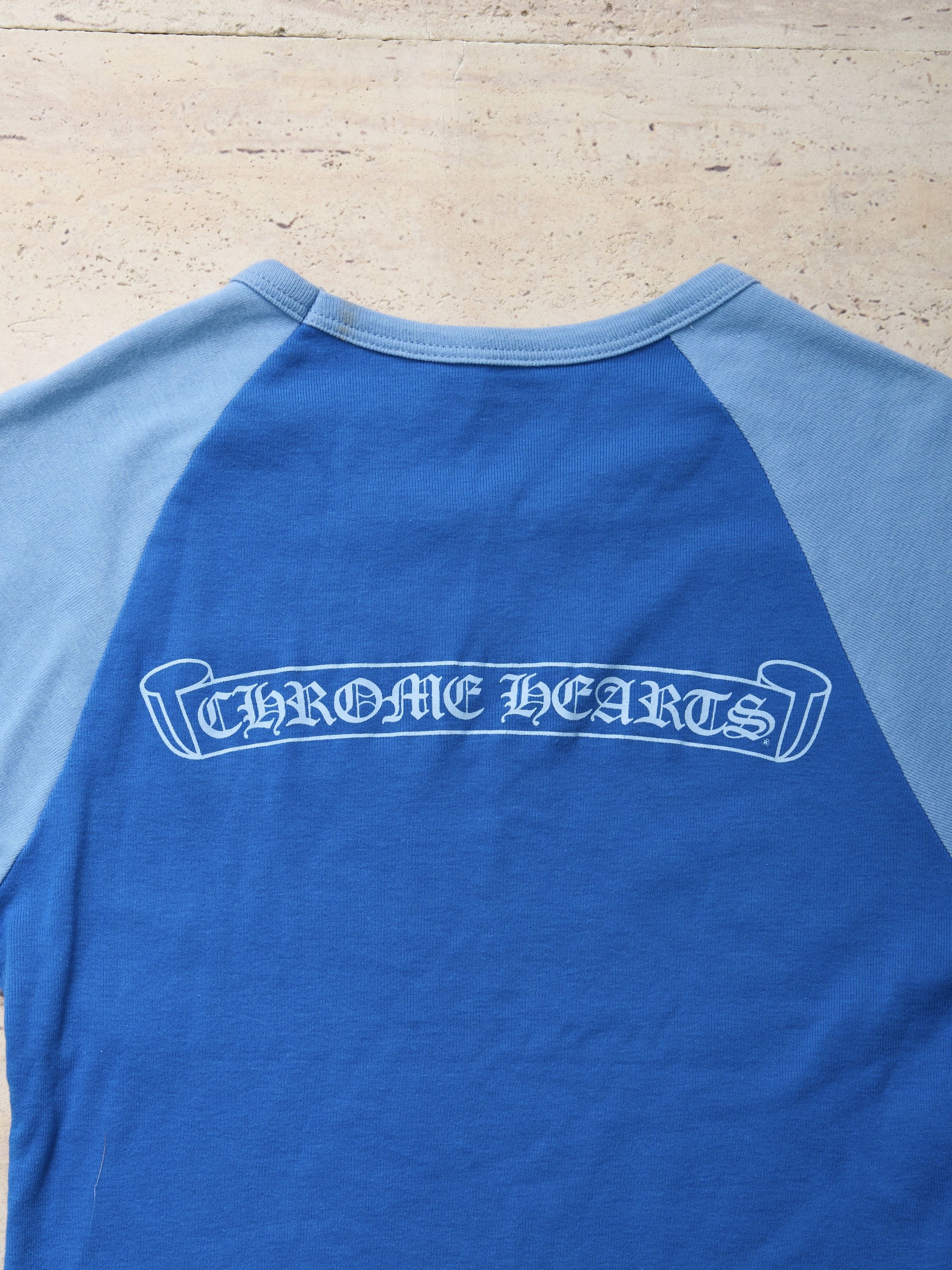 Chrome Hearts CHROME HEARTS Scroll T-shirt BLUE Size M / US 6-8 / IT 42-44 - 6 Thumbnail