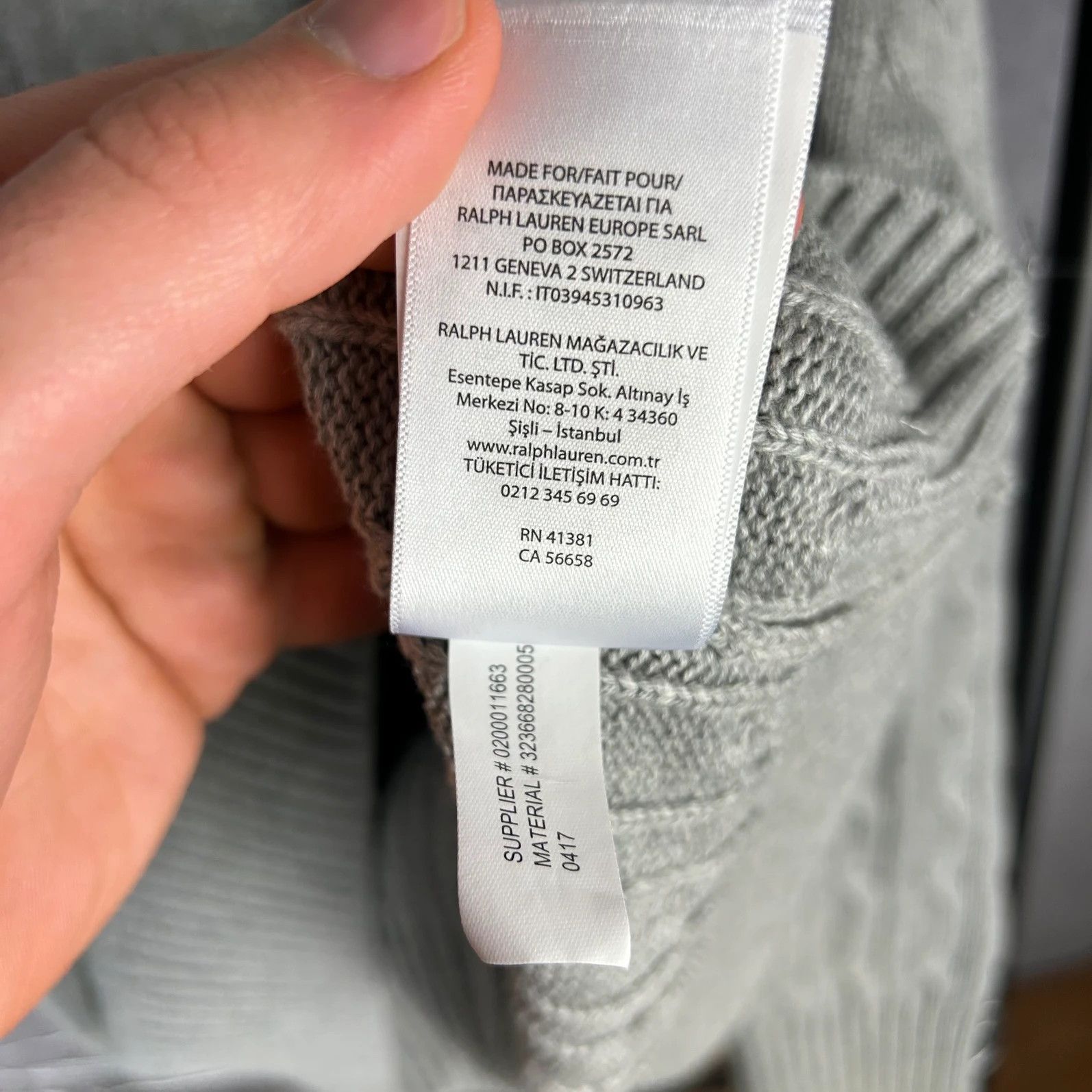 Polo Ralph Lauren × Ralph Lauren Polo Ralph Lauren sweater gray mini logo pony old money Size L / US 10 / IT 46 - 9 Thumbnail